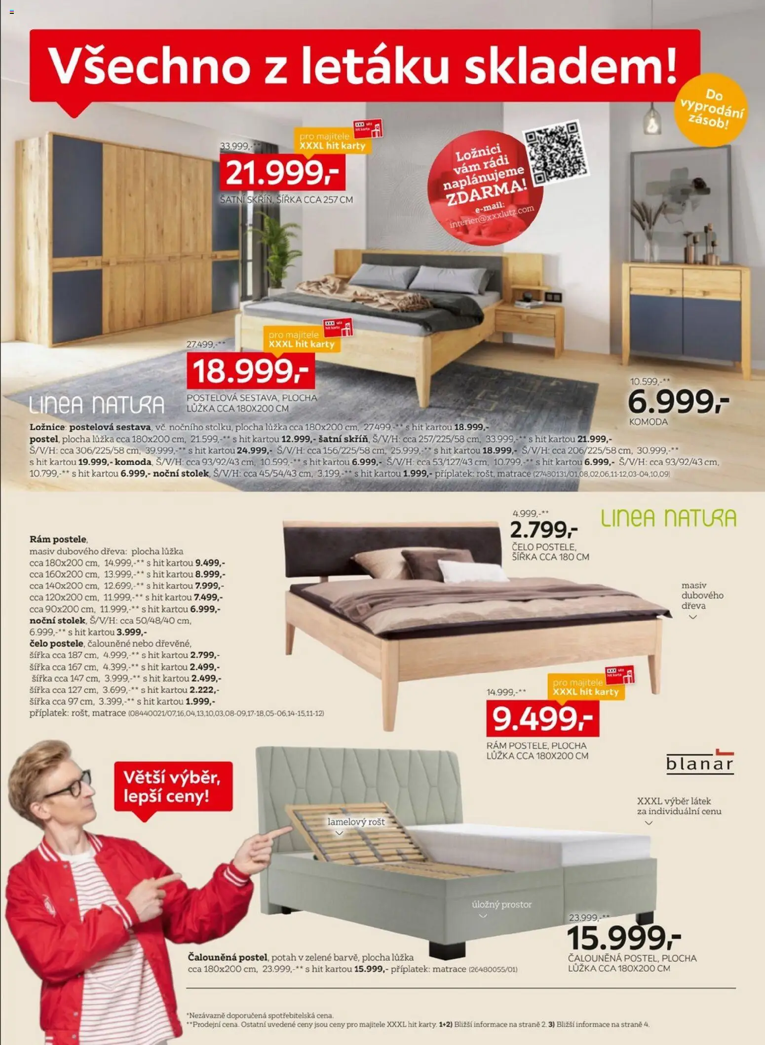 XXXLutz leták - Sleva 25 % na téměř vše od 09.03.2026 | Strana: 6 | Produkty: Matrace, Komoda, Rošt, Karty