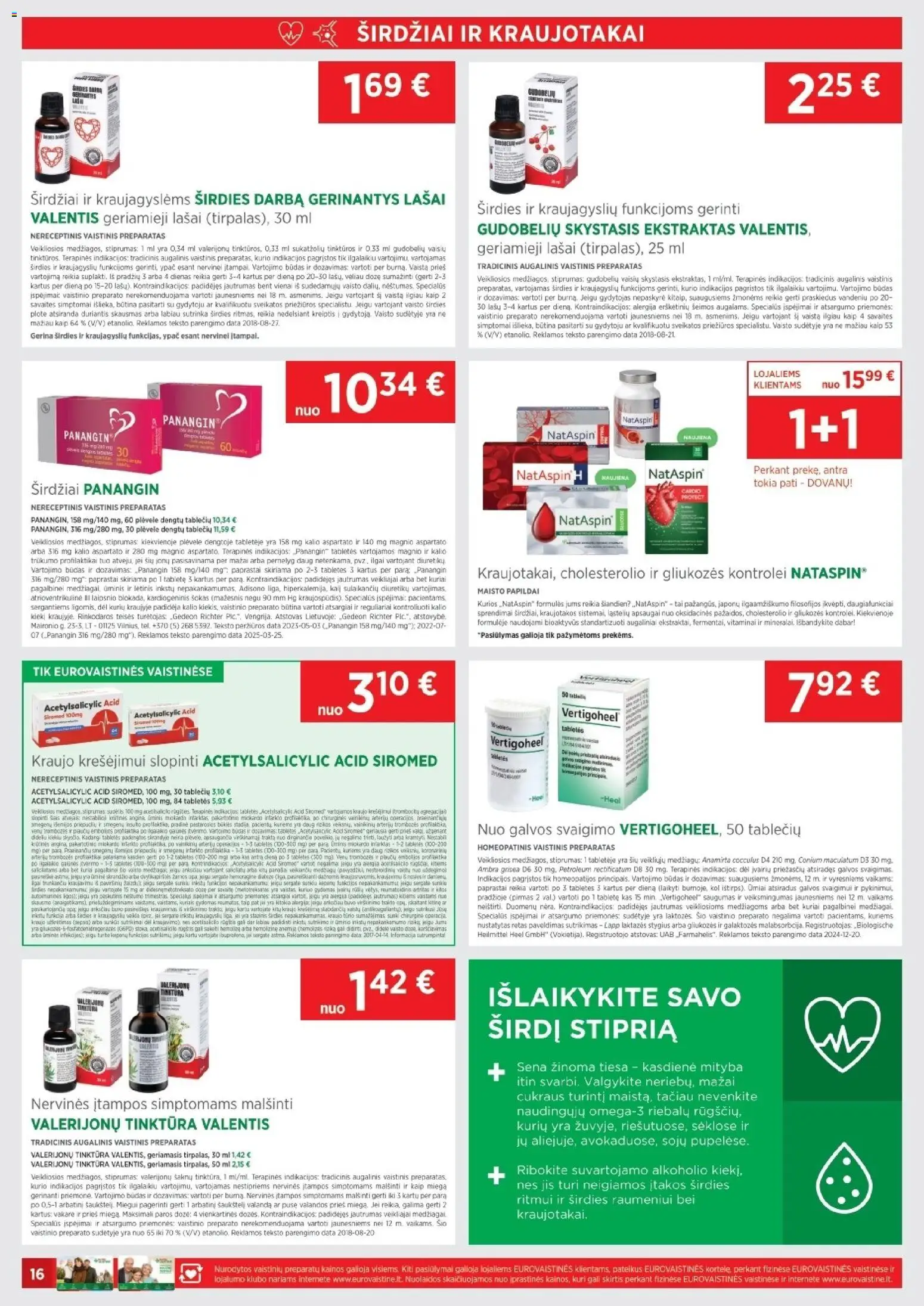 EUROVAISTINĖ akcijos nuo 01.11.2025 | Puslapis: 16