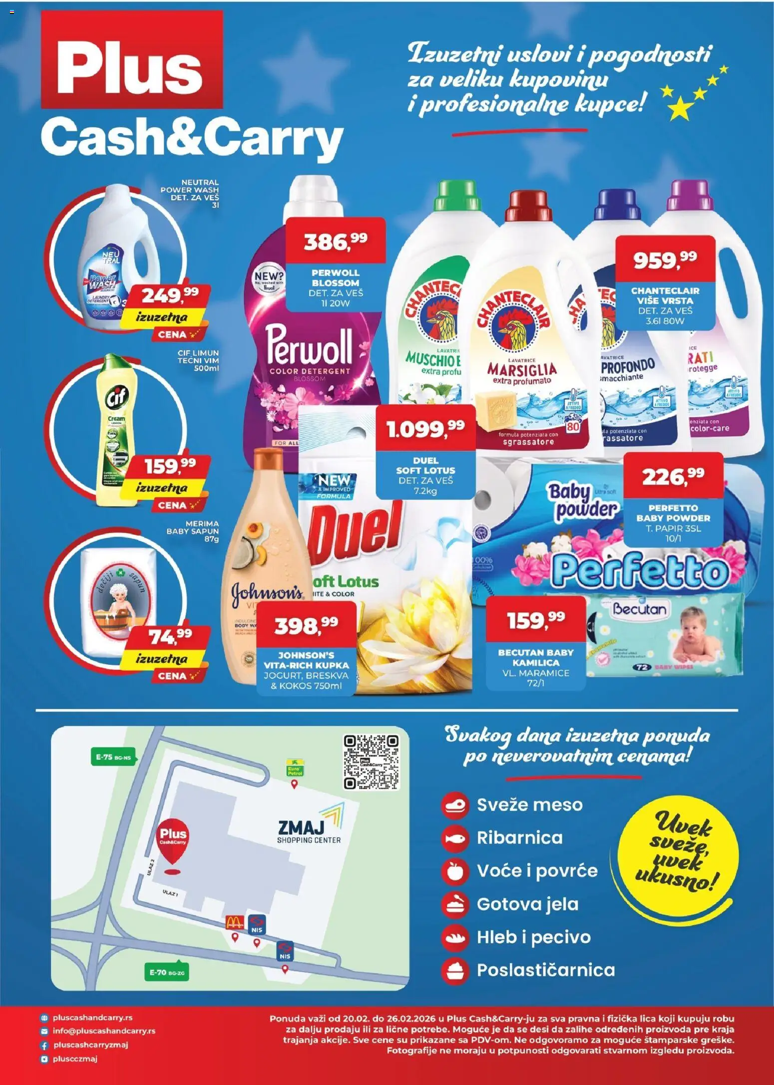 Plus Cash & Carry katalog - važi od 20.02.2026 | Strana: 4 | Proizvode: Hleb, Sapun, Limun, Breskva