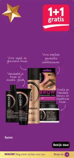 INTENSE KERATIN DEEP CARING SHAMPOO, 5% KERATIN-STRONG COMPLEX. BROOS, BREEKBAAR HAAR. CHEVEUX FRAGILES ET CASSANTS - Voorbeeld van een folder van Etos, geldig van 15.12.2025 | Pagina: 90 | Producten: Festék, Shampoo, Conditioner