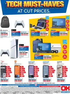 OK Furniture specials catalogue – valid from 16.03.2026 | Page: 12 | Products: Smartphone, Wallet, Charger, Water