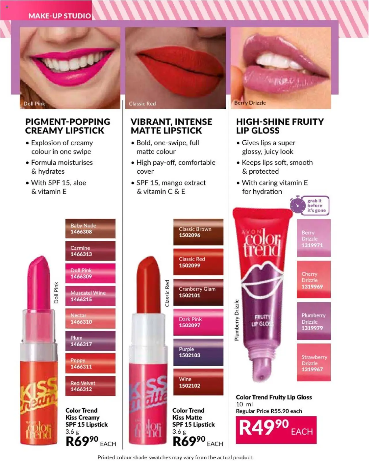 AVON Catalogue  │ valid from 01.08.2025 | Page: 68 | Products: Gloss, Cover, Wine, Mango