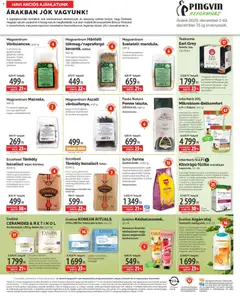 Pingvin Patika - Reformház Árhírek - amely érvényes a következő dátumtól: 01.12.2025 | Oldal: 3 | Termékek: Mandula, Penne, Olaj, Mazsola