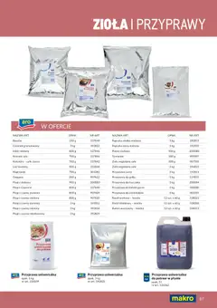 Pogląd oferty "Makro gazetka - Produktów marek własnych dla profesjonalnej Gastronomii" - ważna od 01.03.2026 | Strona: 67 | Produkty: Czosnek, Oregano, Kminek, Pieprz