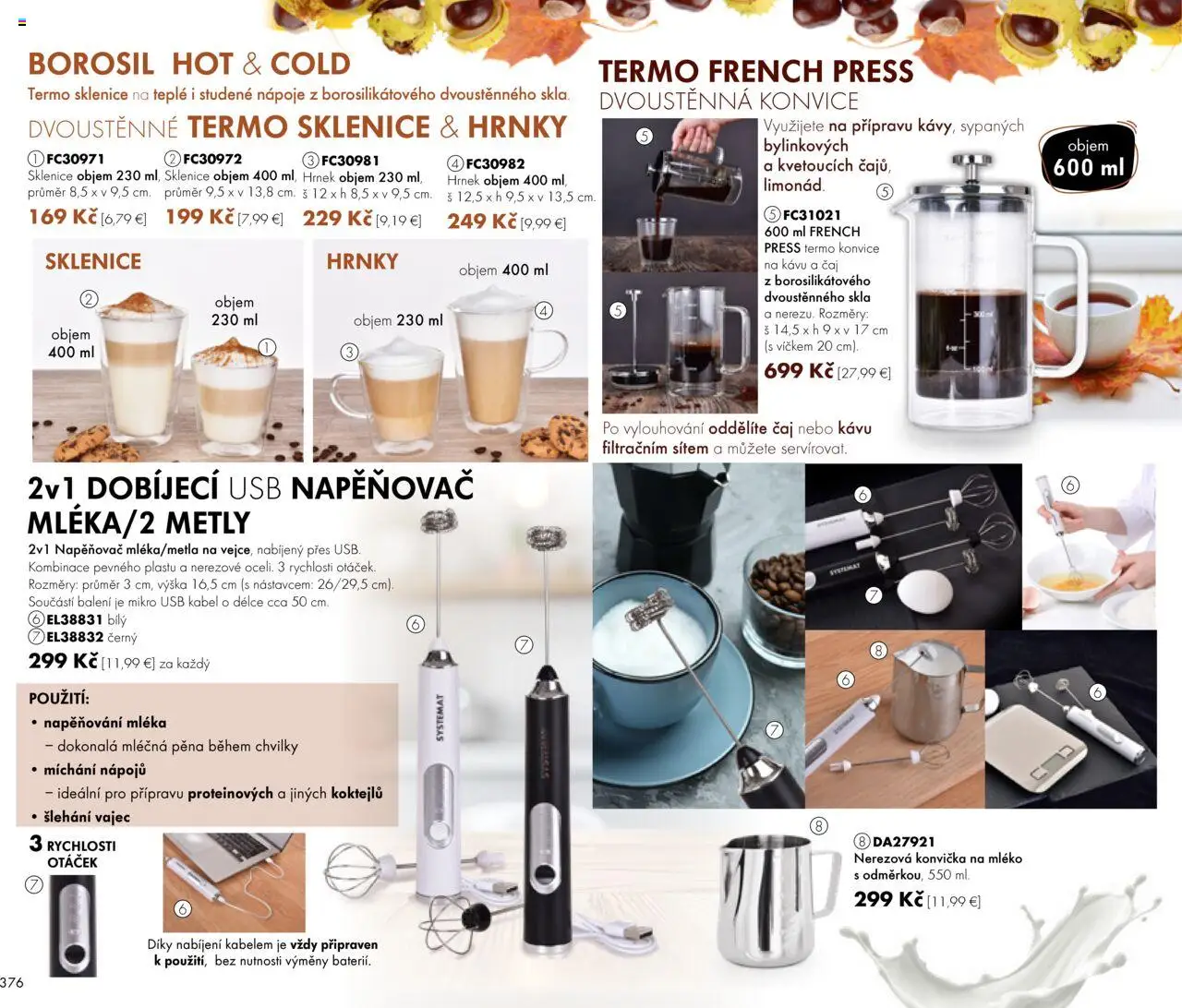 Dedra Katalog september 2025 │ platný od 01.09.2025 | Strana: 67 | Produkty: Napeňovač, Čaj, Kábel