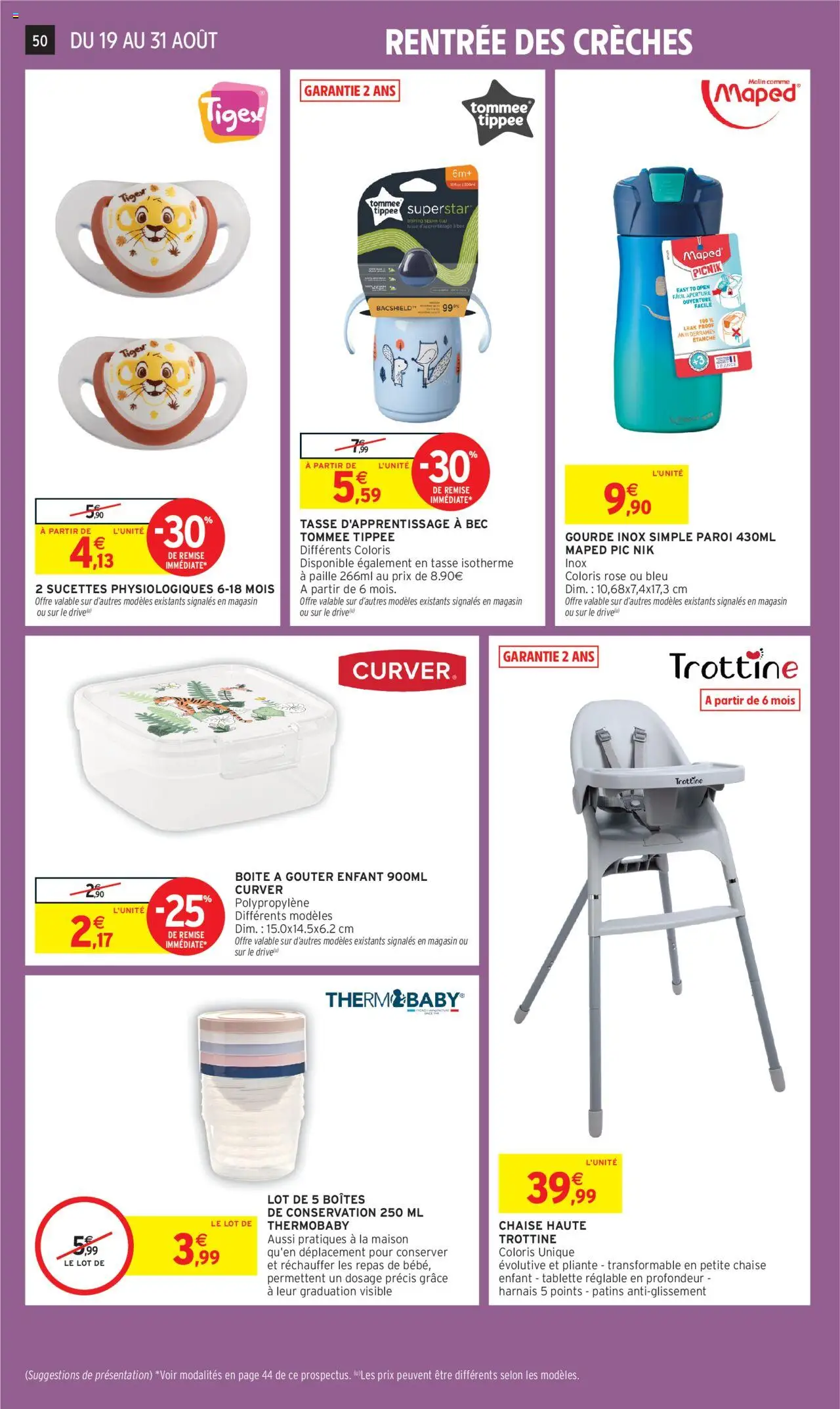  | Page: 50 | Produits: Tablette, Gourde, Chaise
