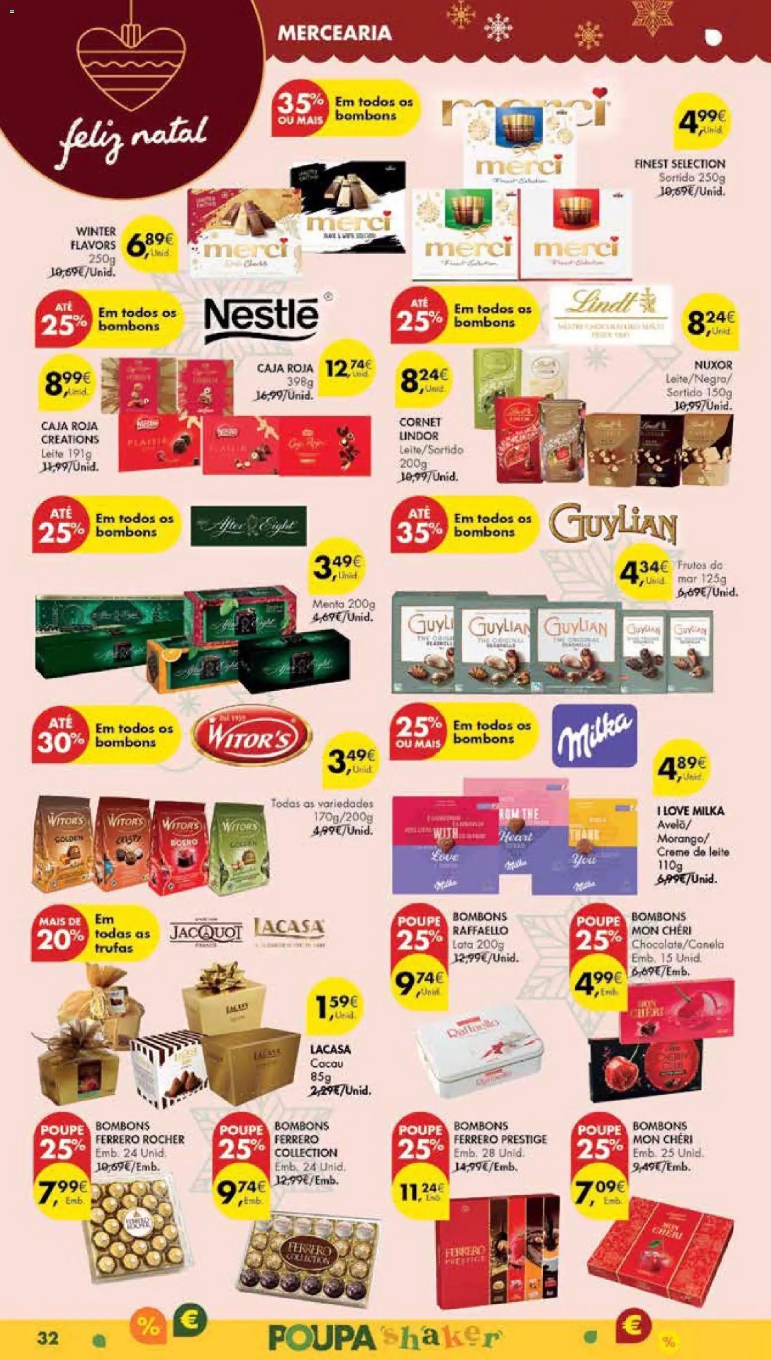 Pingo Doce Poupe Esta Semana Madeira │ válido de 25.11.2025 | Página: 32 | Produtos: Leite, Nestlé, Creme, Frutos do mar