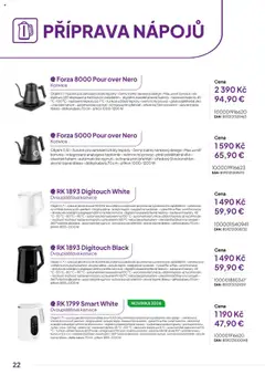 Expert elektro katalog - ECG - Malé domácí spotřebiče od 01.10.2024 | Strana: 22 | Produkty: Čaj, Konektor, Konvice, LED