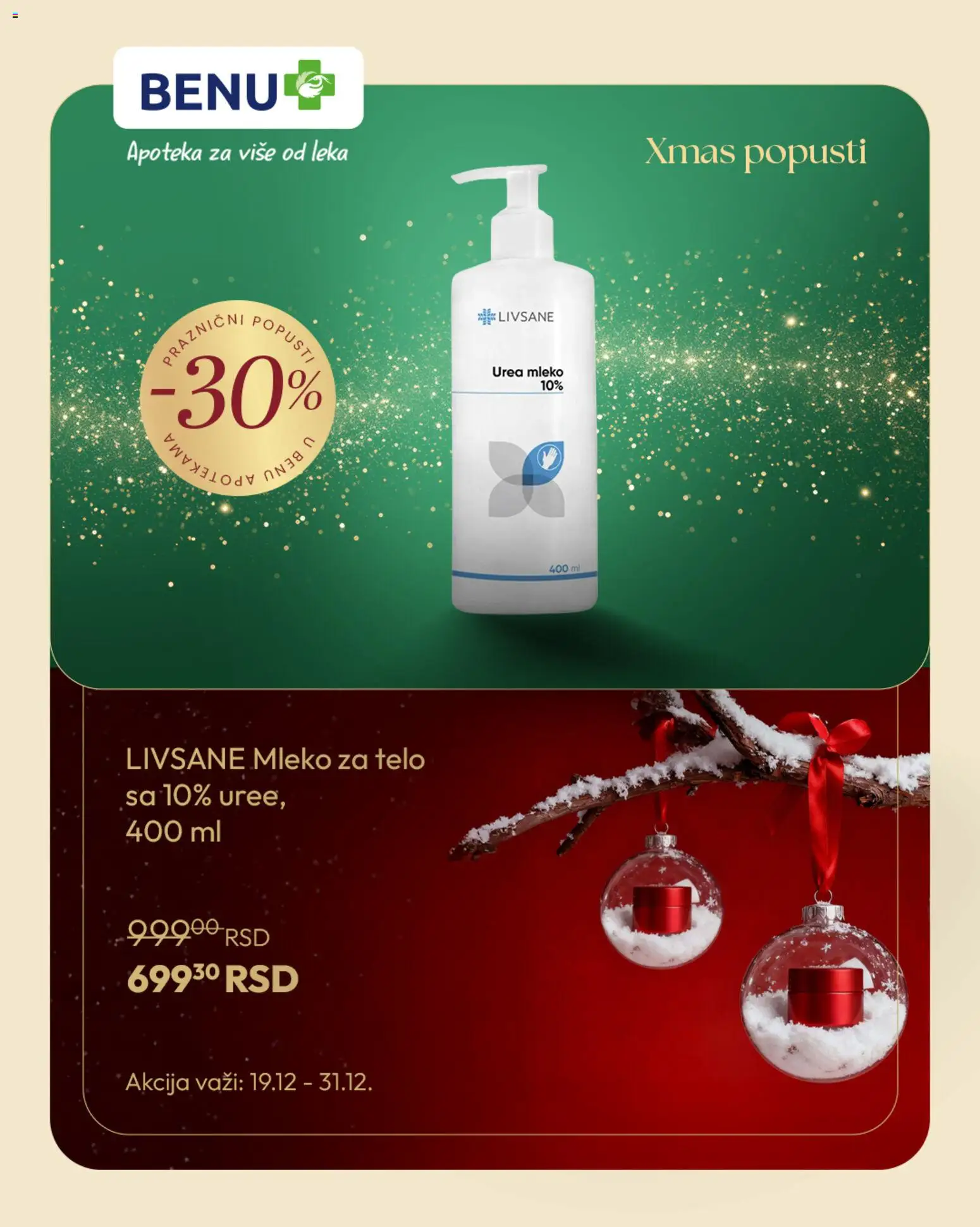 BENU katalog - važi od 19.12.2025 | Strana: 6 | Proizvode: Mleko, Mleko za telo