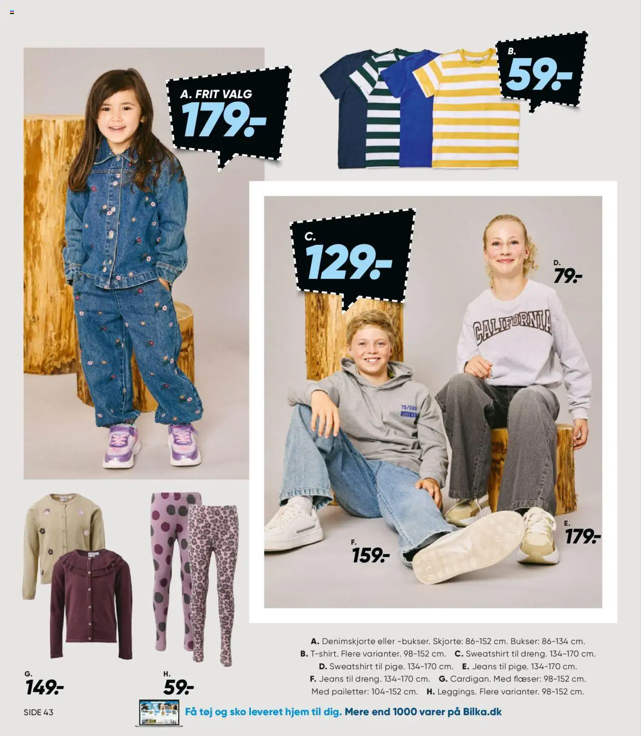 Bilka tilbudsavis – gyldig fra 12.09.2025 | Side: 7 | Produkter: Skjorte, Bukser, Jeans, Tøj