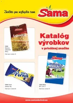 Sama katalóg výrobkov - náhľad platný od 20.05.2024