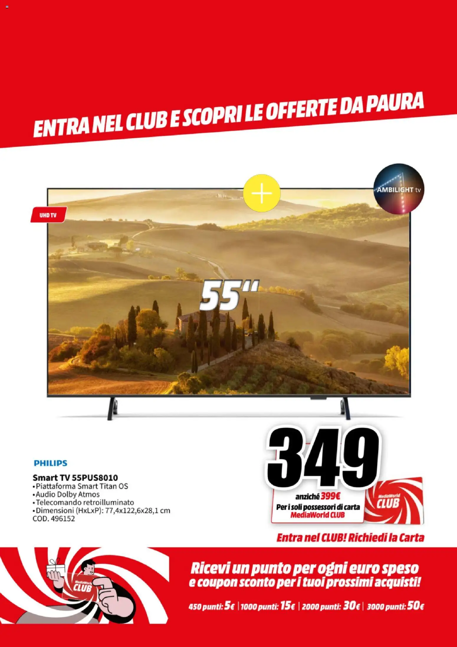 Volantino Media World del 27.10.2025 | Pagina: 35 | Prodotti: Telecomando, smart TV, TV, Audio