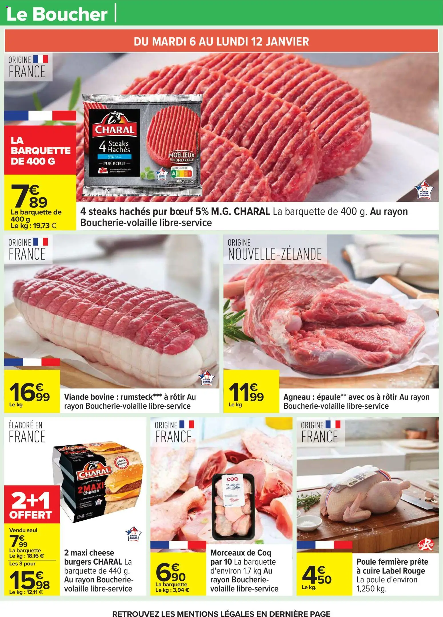 {H1} | Page: 30 | Produits: Agneau, Viande, Rumsteck, Viande bovine