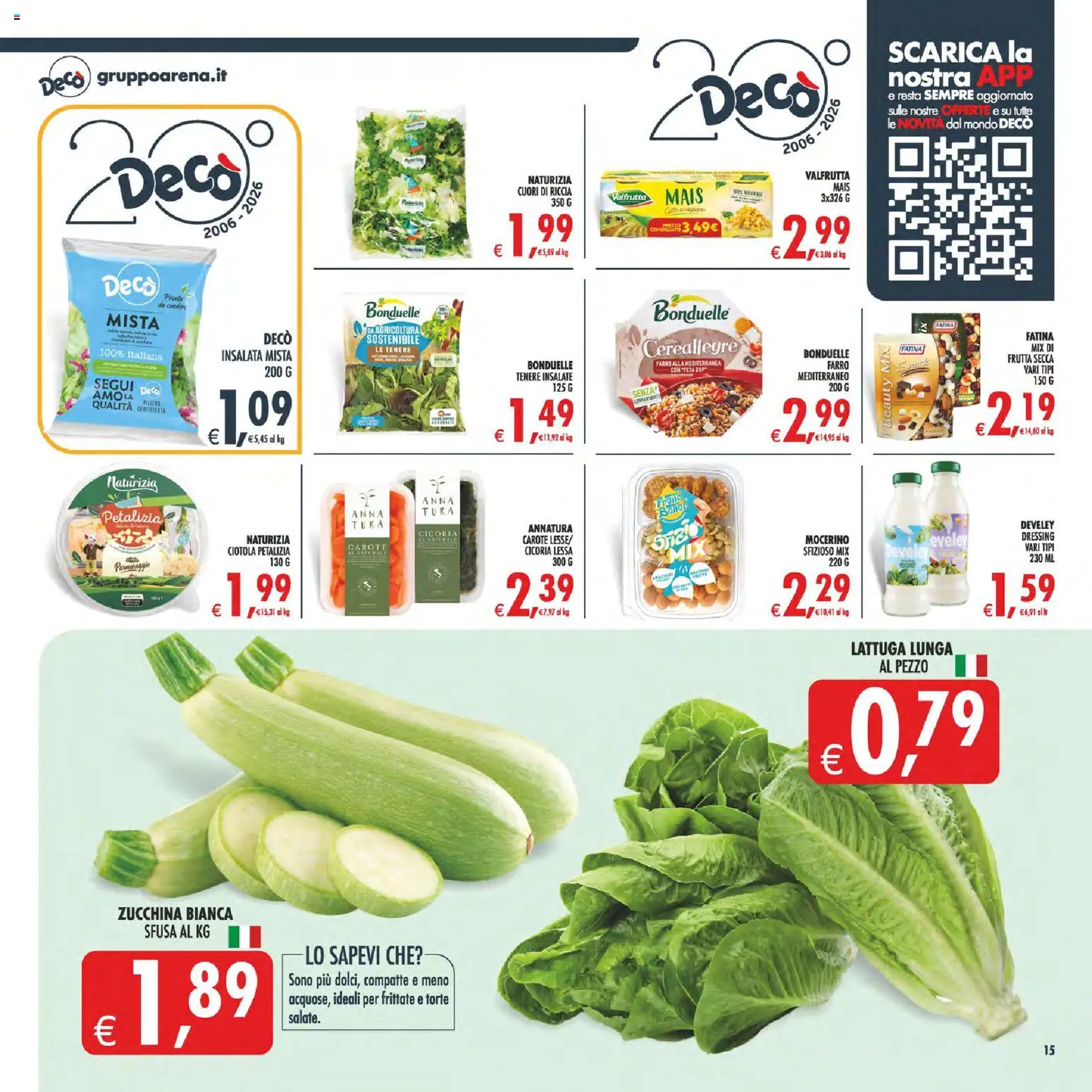 Volantino Decò del 17.04.2026 | Pagina: 18 | Prodotti: Boxer, Mais, Lattuga, Farro