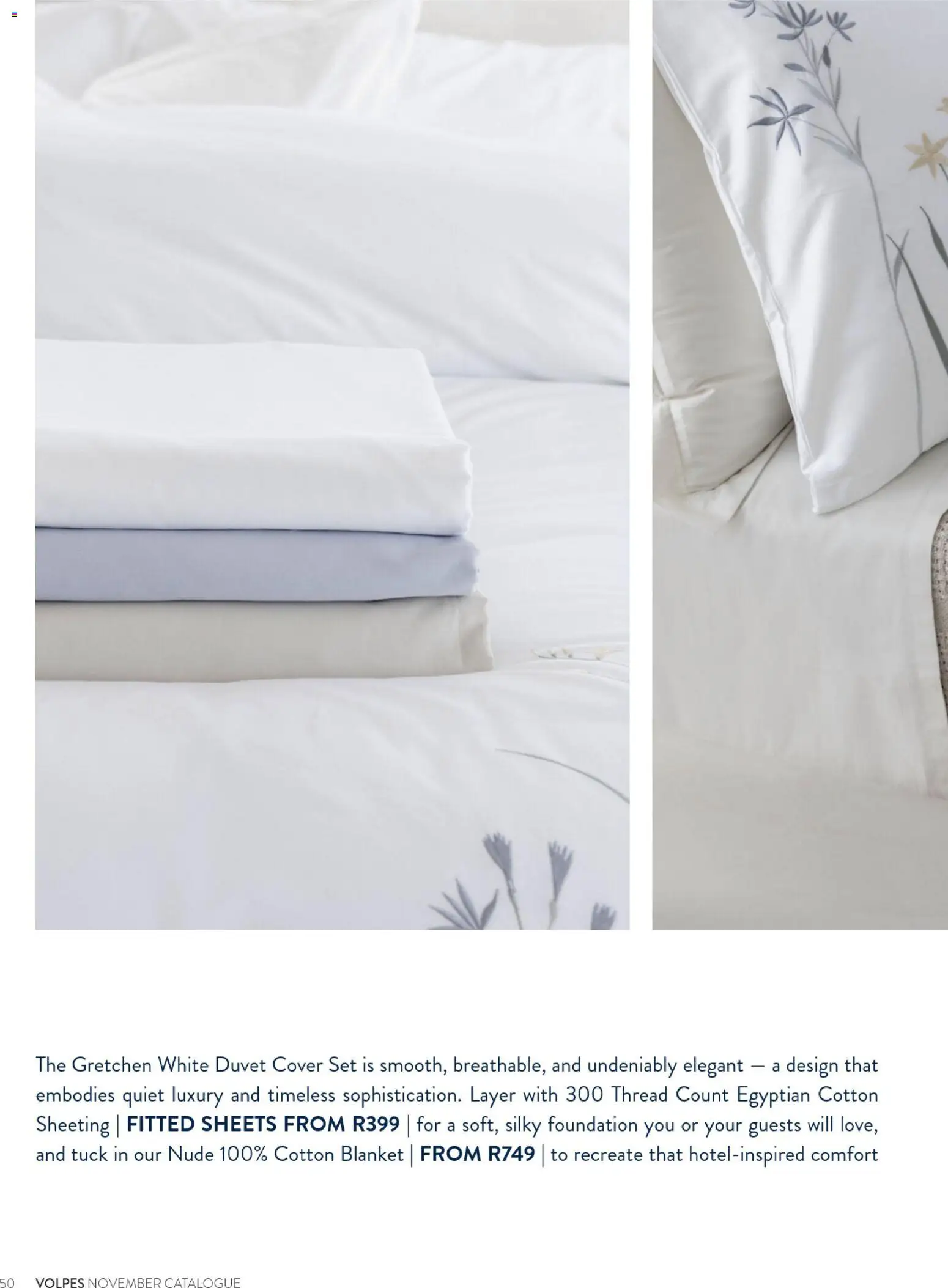 New Volpes catalogue – valid from 18.11.2025 | Page: 100 | Products: Cover, Duvet, Blanket, Foundation