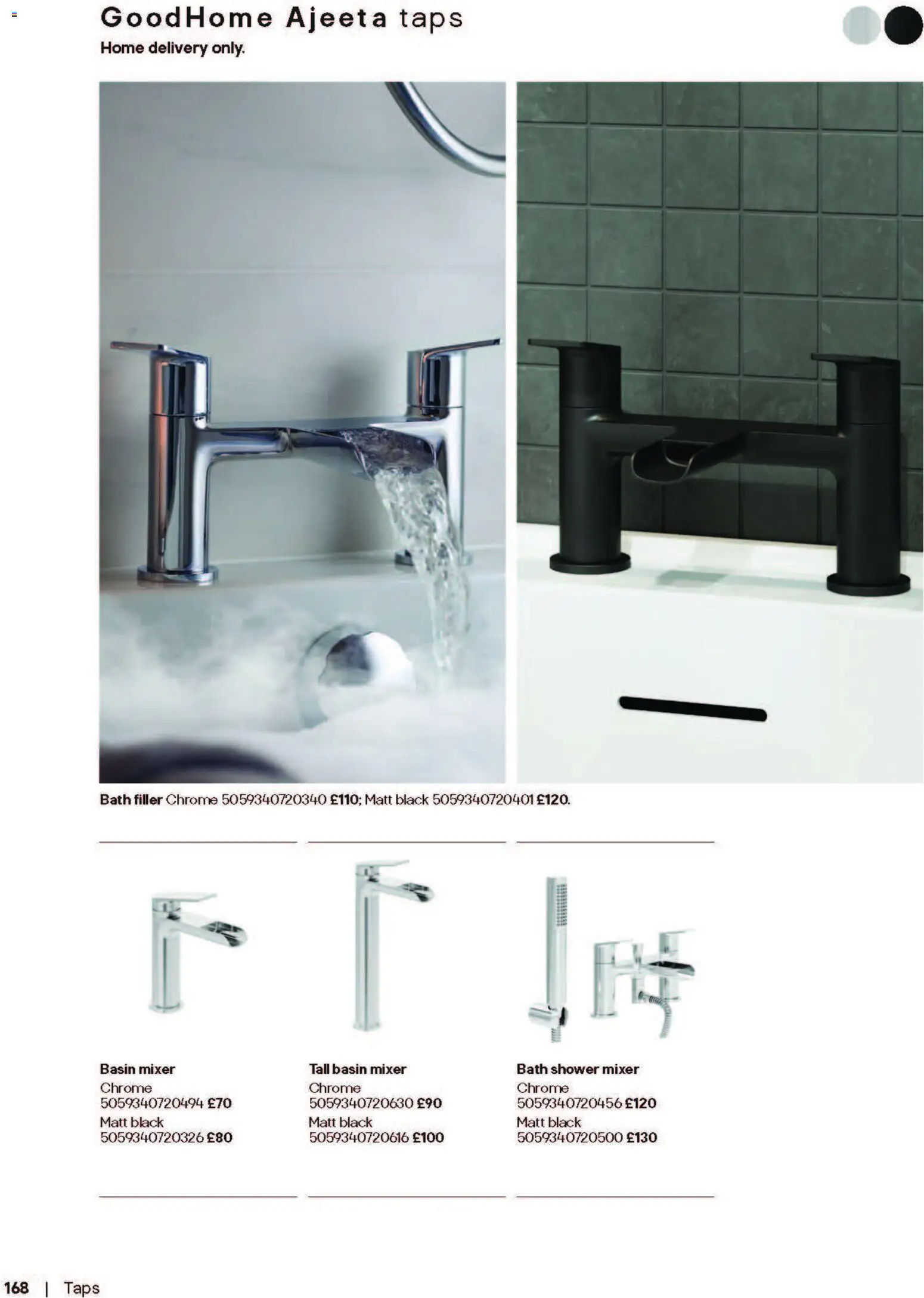 {H1} | Page: 168 | Products: Bath, Shower, Mixer