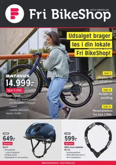 Eksempel på tilbudsavis Fri BikeShop - Tilbudsavis fra butik Fri BikeShop gyldig fra 14.08.2025