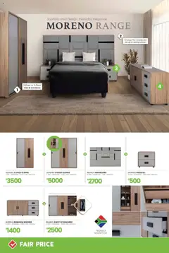 New Fair Price catalogue – valid from 01.09.2025 | Page: 14 | Products: Pedestal, Headboard, Chest of drawers, Brandy