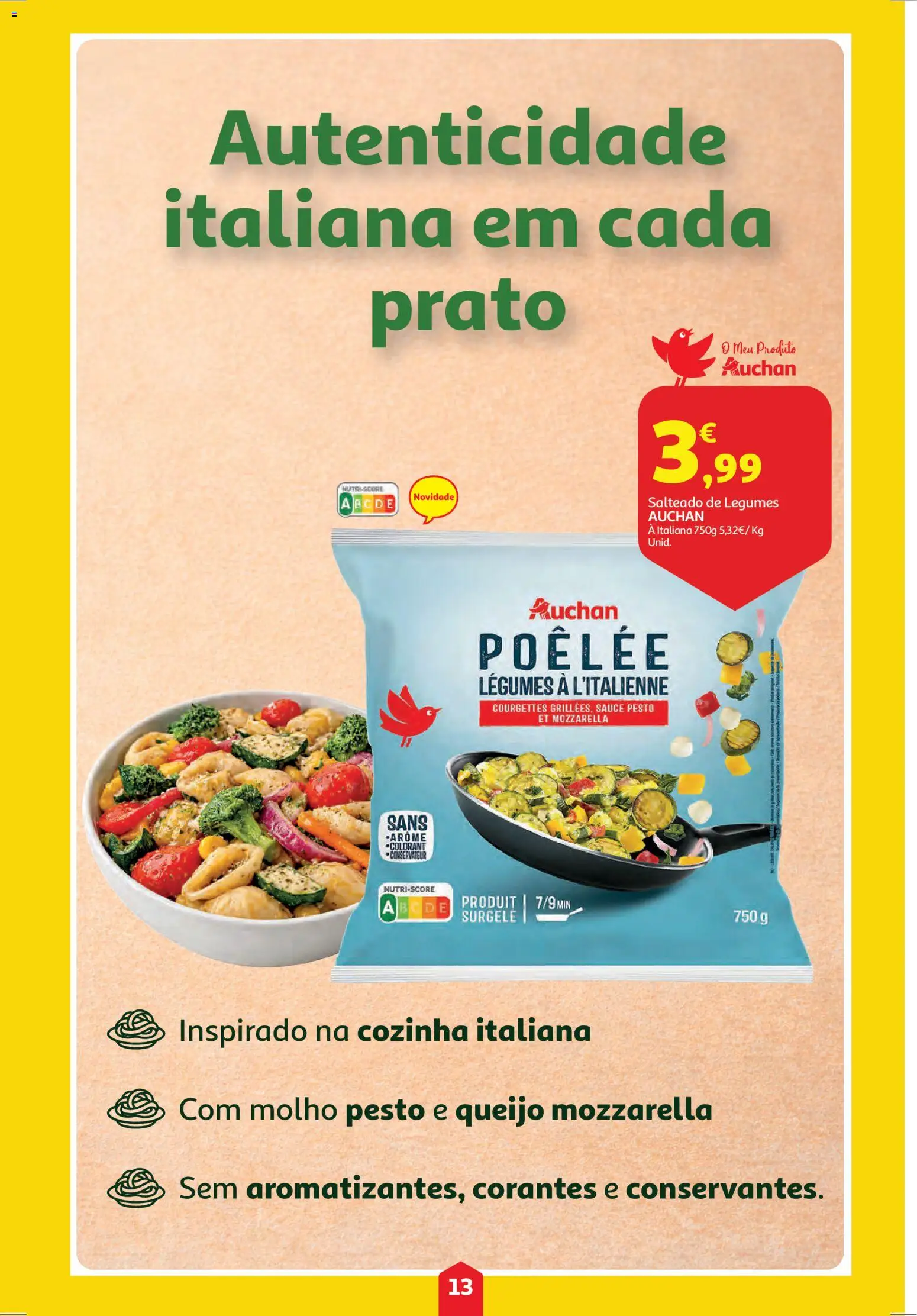 Auchan folheto │ válido de 22.01.2026 | Página: 13 | Produtos: Queijo