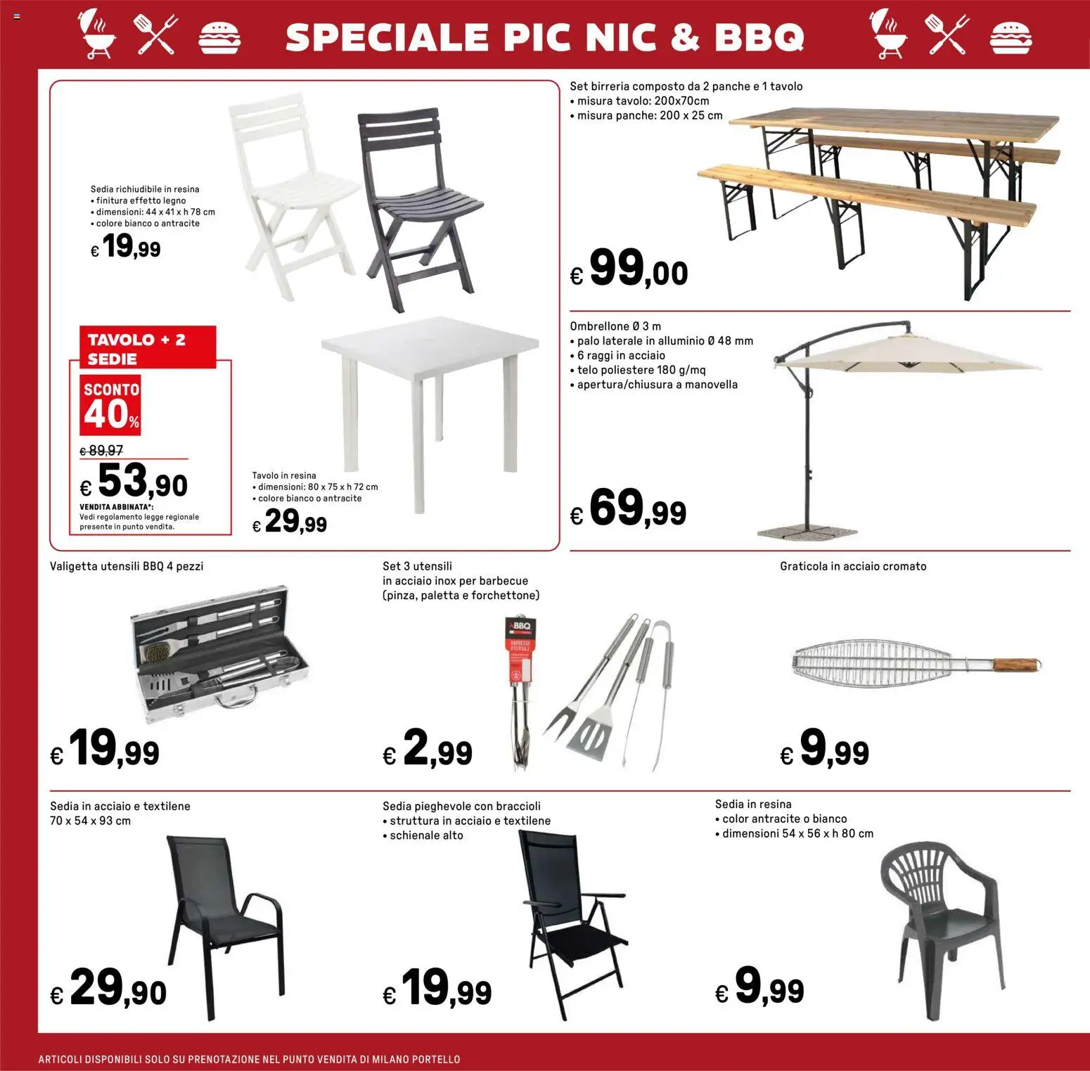 Volantino Iper del 24.04.2026 | Pagina: 44 | Prodotti: Ombrellone, Braccioli, Alluminio, Valigetta