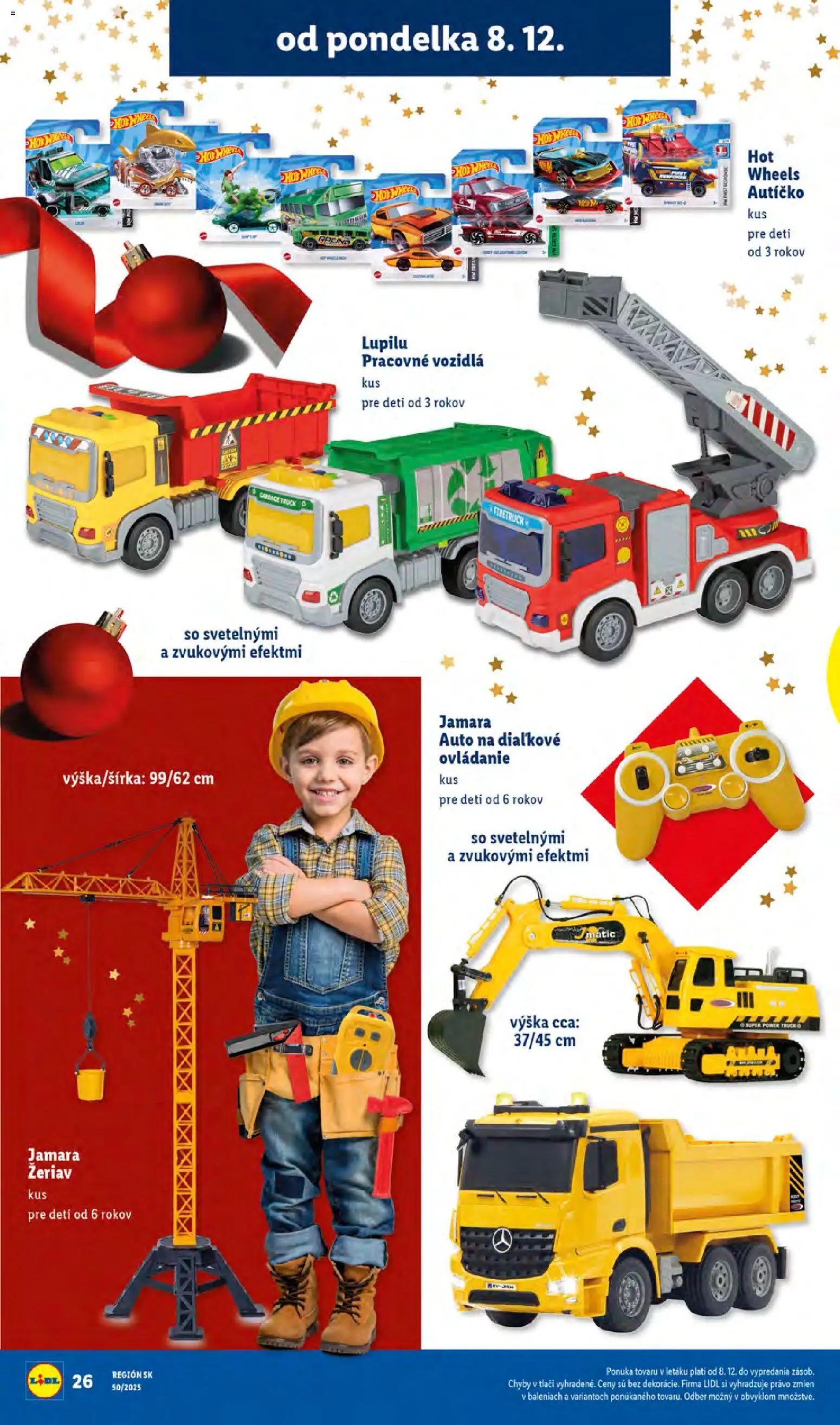 Nové Lidl akcie – leták je platný od 24.11.2025 | Strana: 26 | Produkty: Auto na dialkové ovládanie