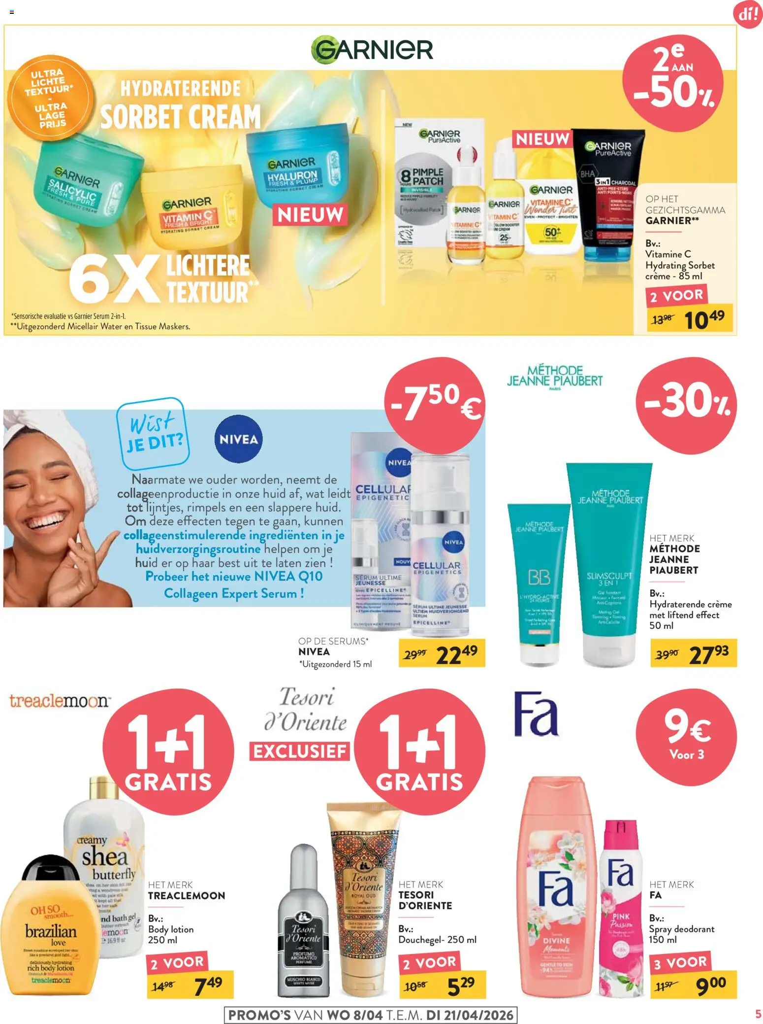 {H1} | Pagina: 5 | Producten: Gel, Vitamine C, Crème, Deodorant