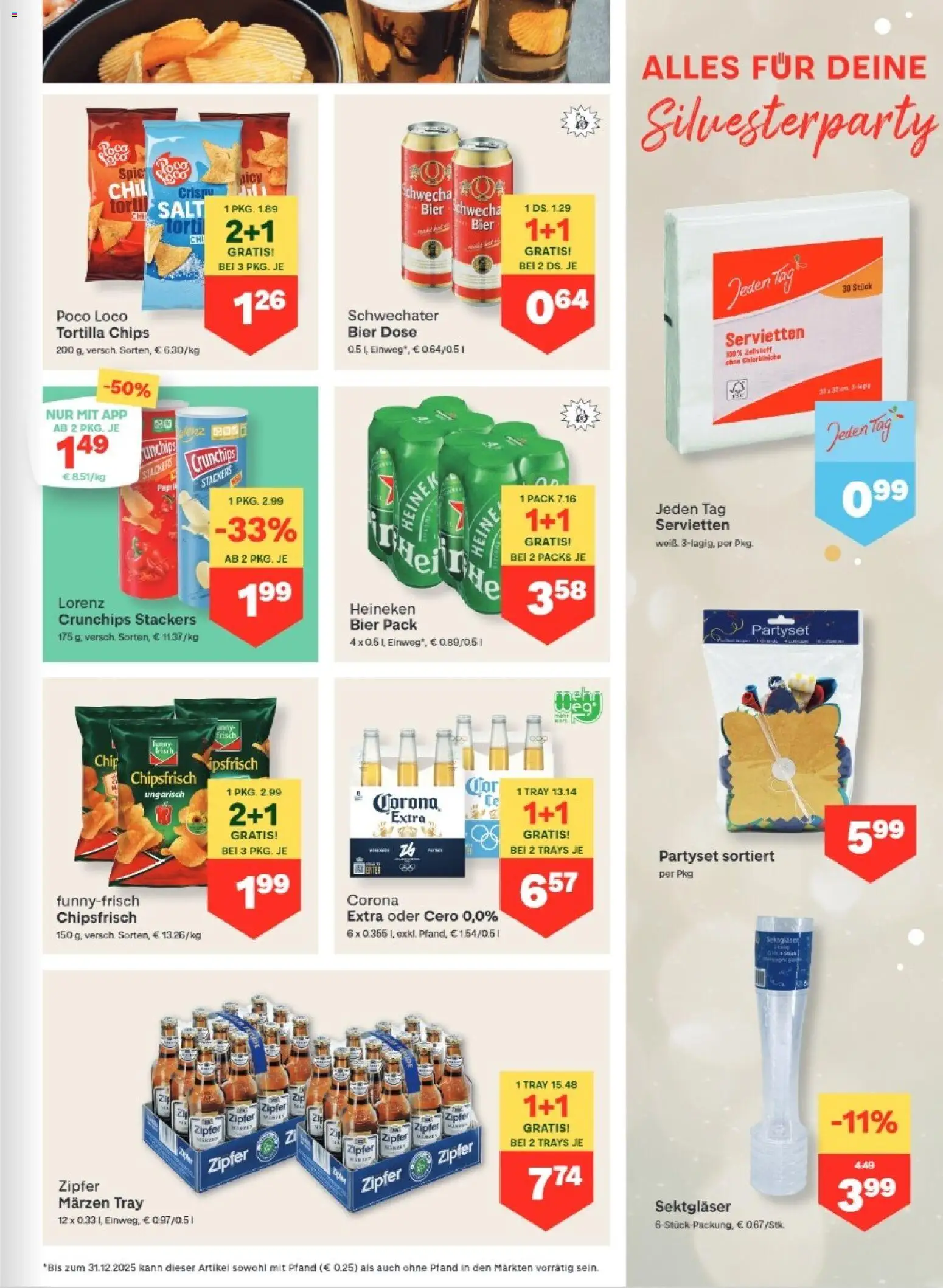 MPREIS Hohenems gültig ab 25.12.2025 | Seite: 9 | Produkte: Chips, Bier