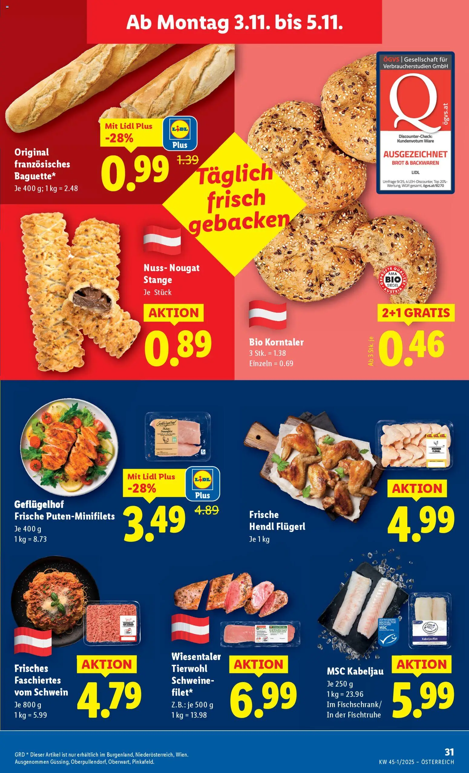 Lidl Flugblatt - Eisenstadt, Ebenfurth, Mattersburg gültig ab 30.10.2025 | Seite: 37 | Produkte: Brot