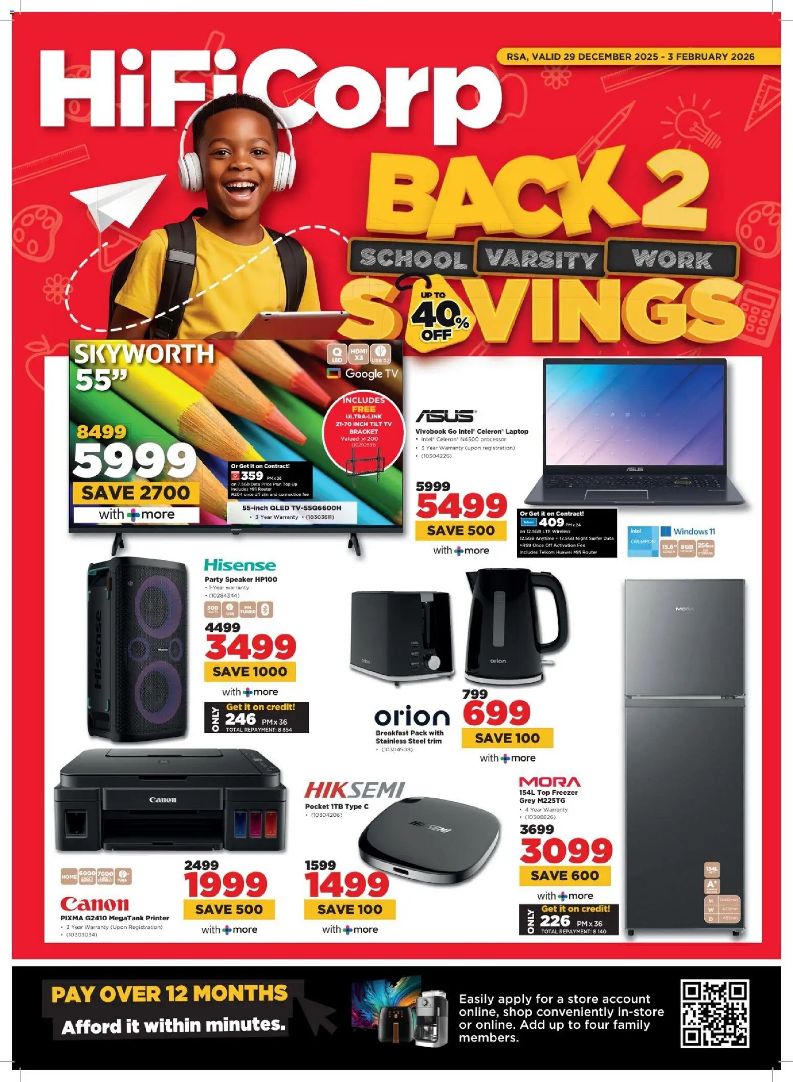 New HiFi Corp catalogue – valid from 29.12.2025 | Page: 1 | Products: Data, Sim, USB, Laptop