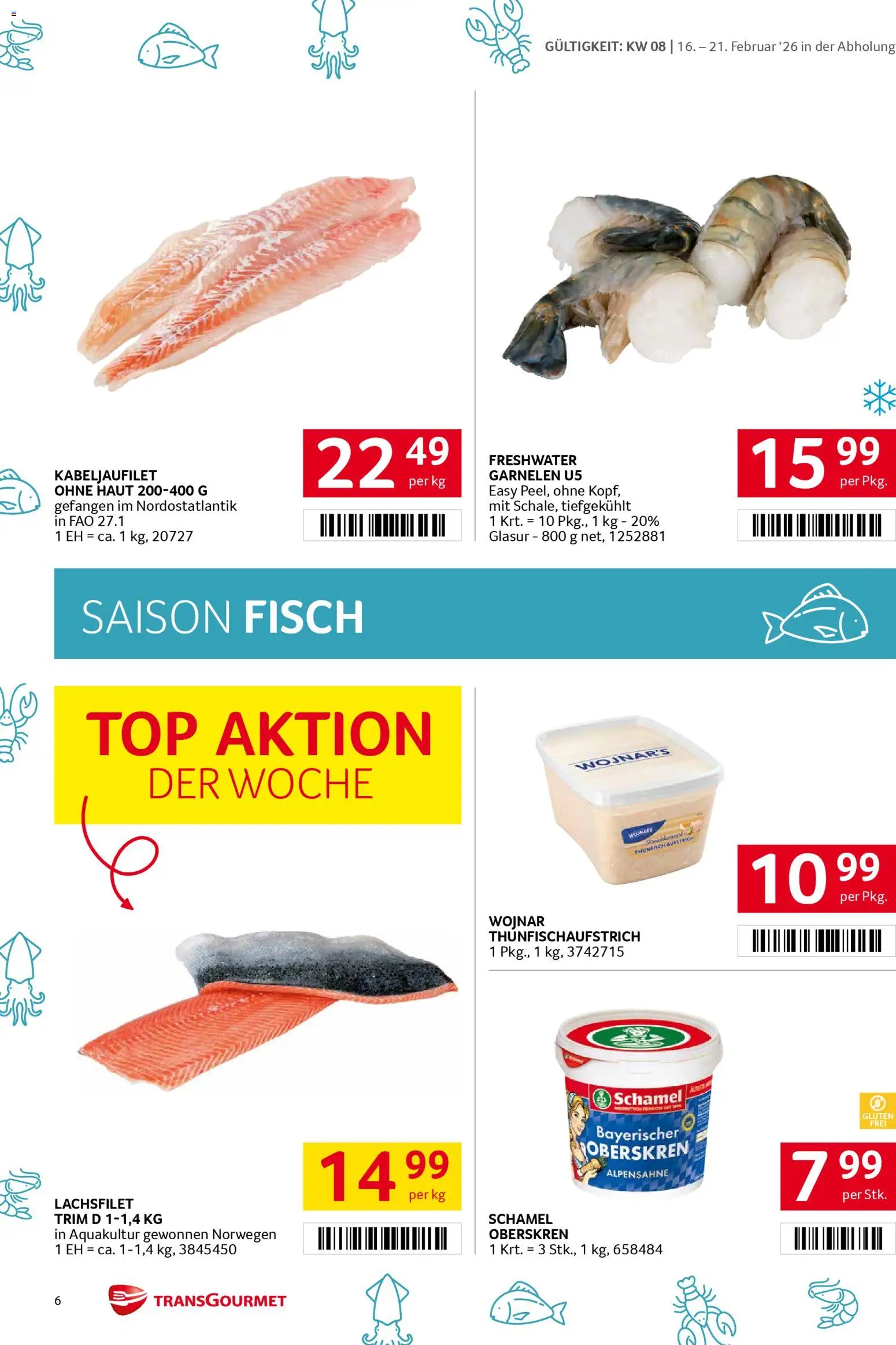 Transgourmet Flugblatt gültig ab 16.02.2026 | Seite: 6