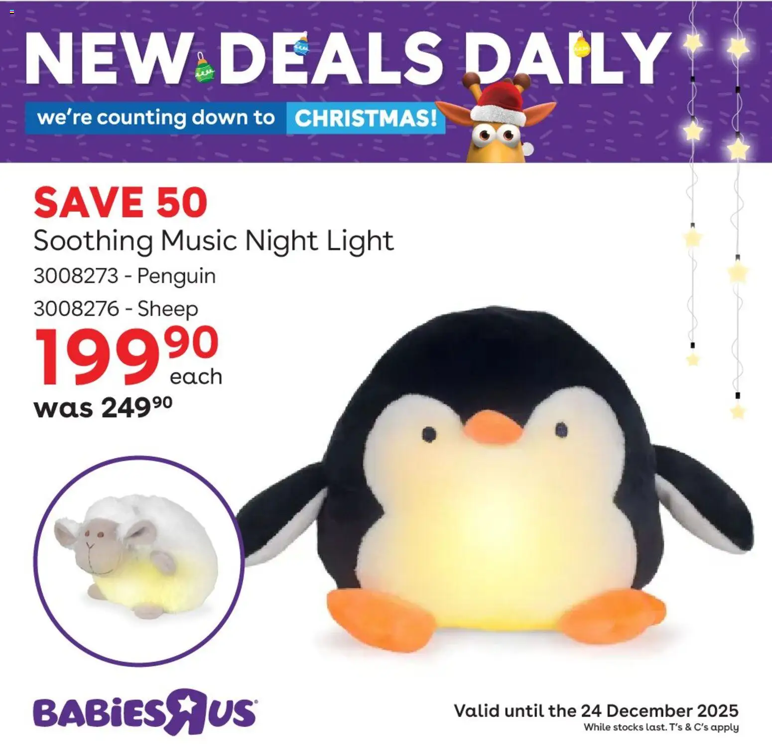 New Babies R Us catalogue – valid from 19.12.2025 | Page: 3 | Products: Night light, Light