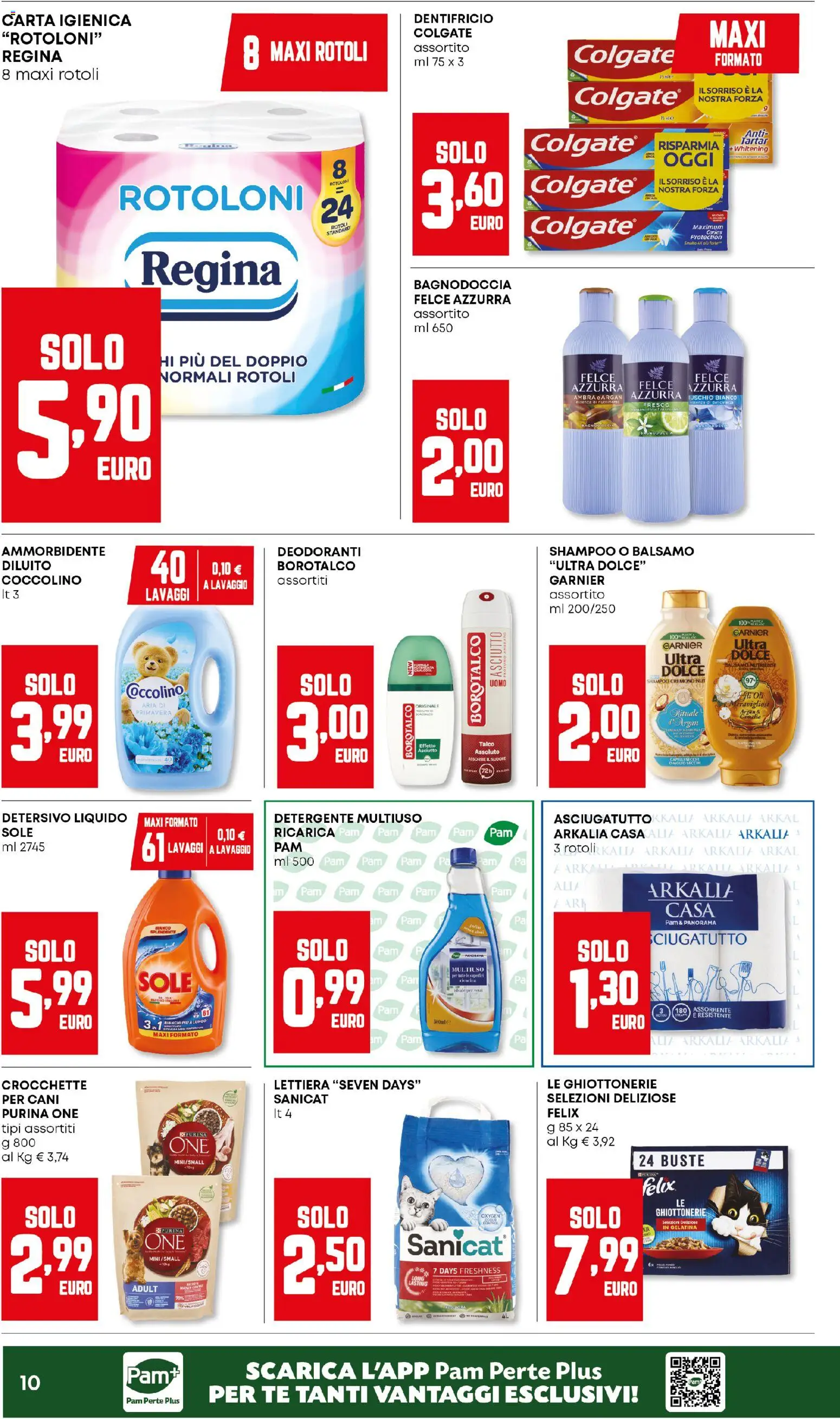 Volantino Panorama del 02.01.2026 | Pagina: 10 | Prodotti: Dentifricio, Detergente, Tè, Asciugatutto