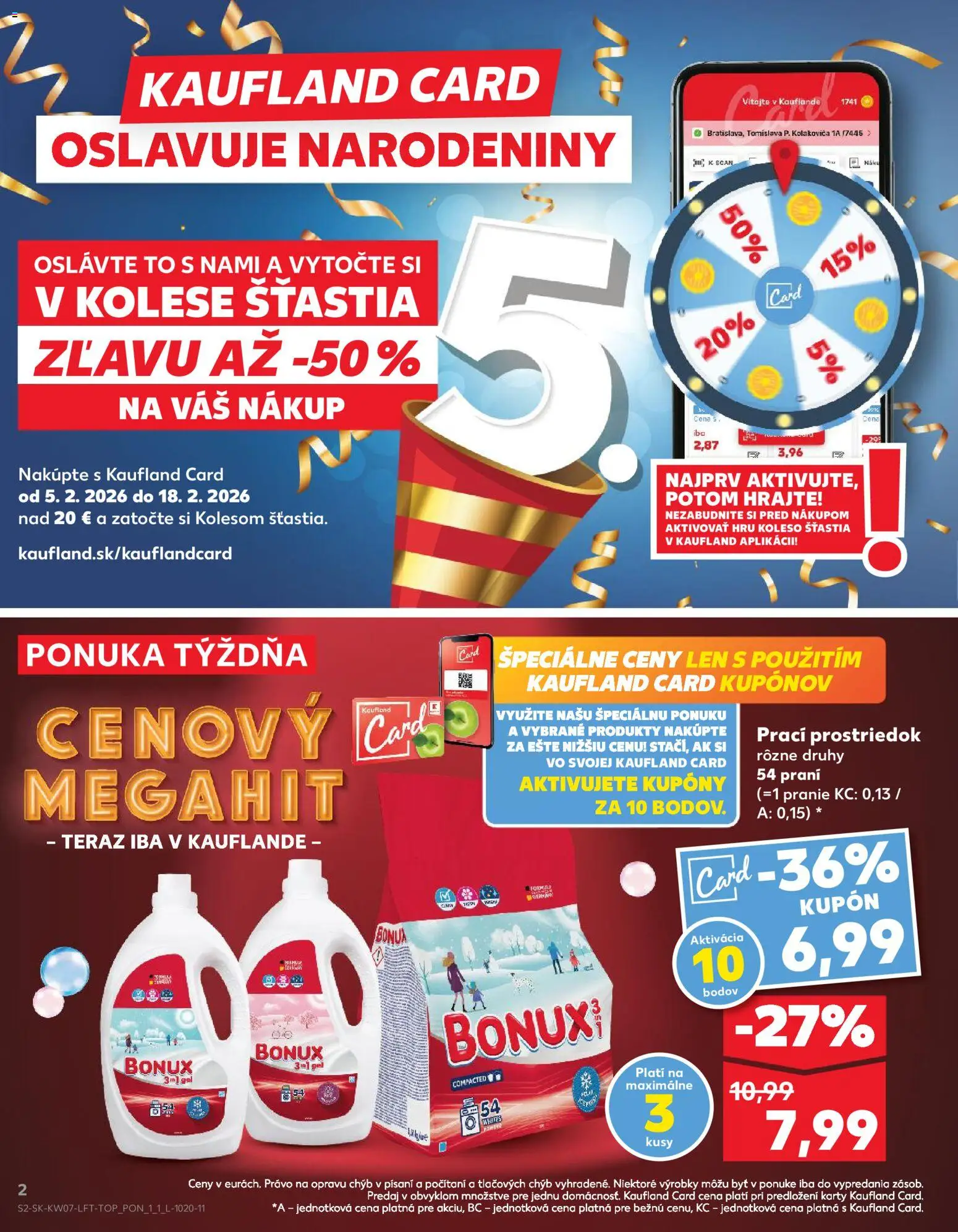 Kaufland SK akciós ujság - amely érvényes a következő dátumtól: 12.02.2026 | Oldal: 2