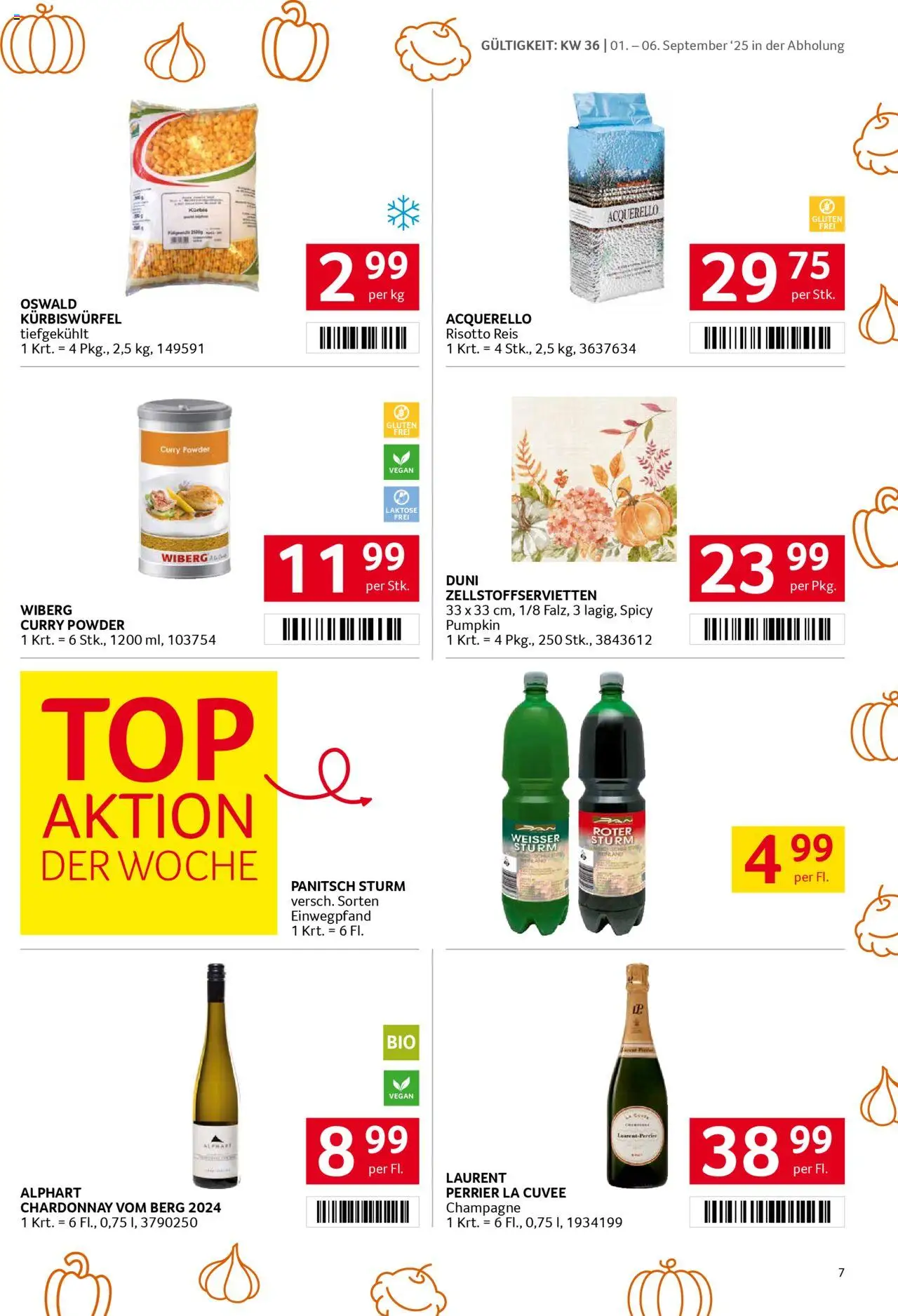 Transgourmet Flugblatt gültig ab 31.08.2025 | Seite: 7 | Produkte: Reis