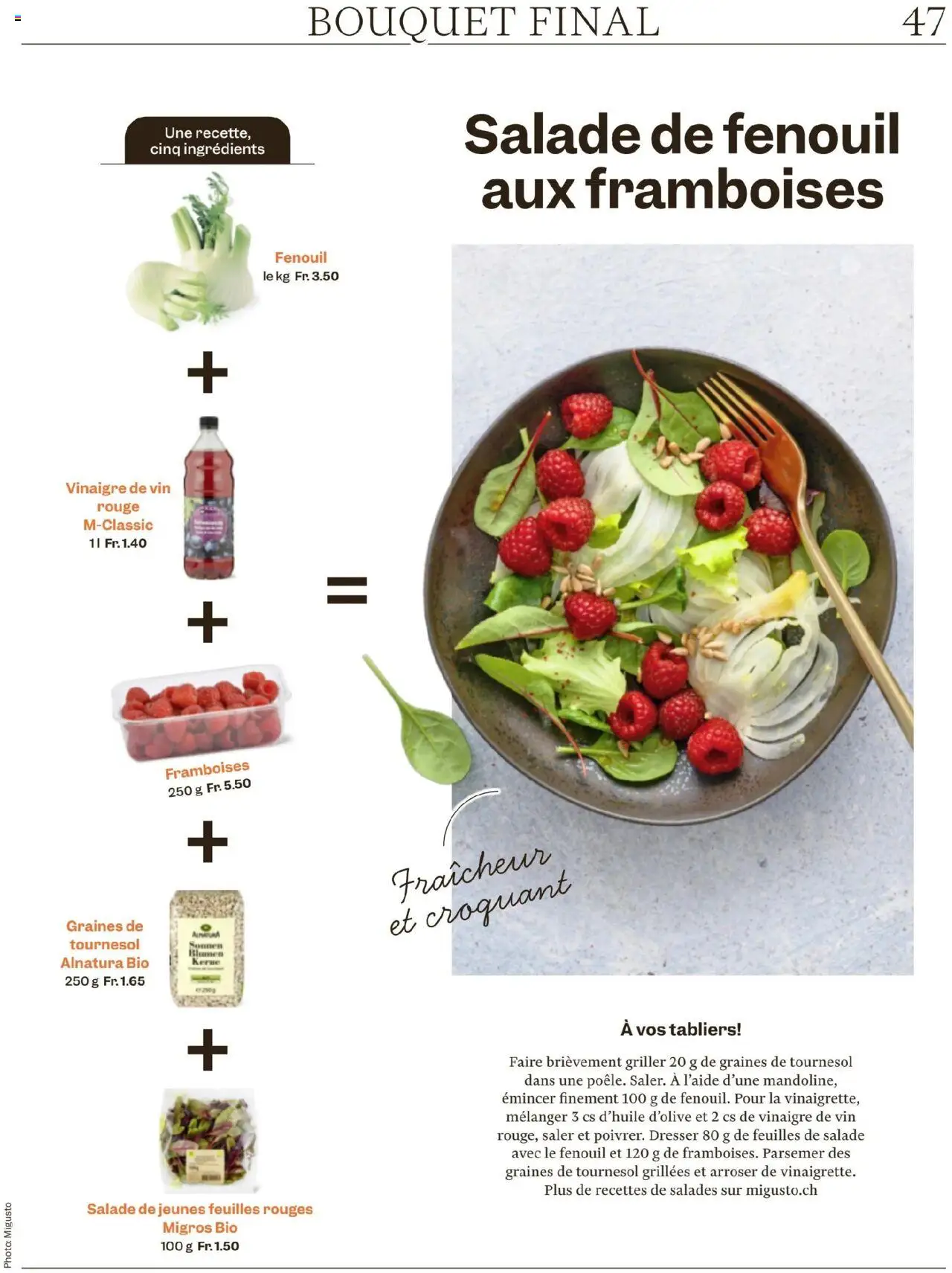 Migros Magazin FR – gültig ab 08.09.2025 | Seite: 47 | Produkte: Rouge, Griller