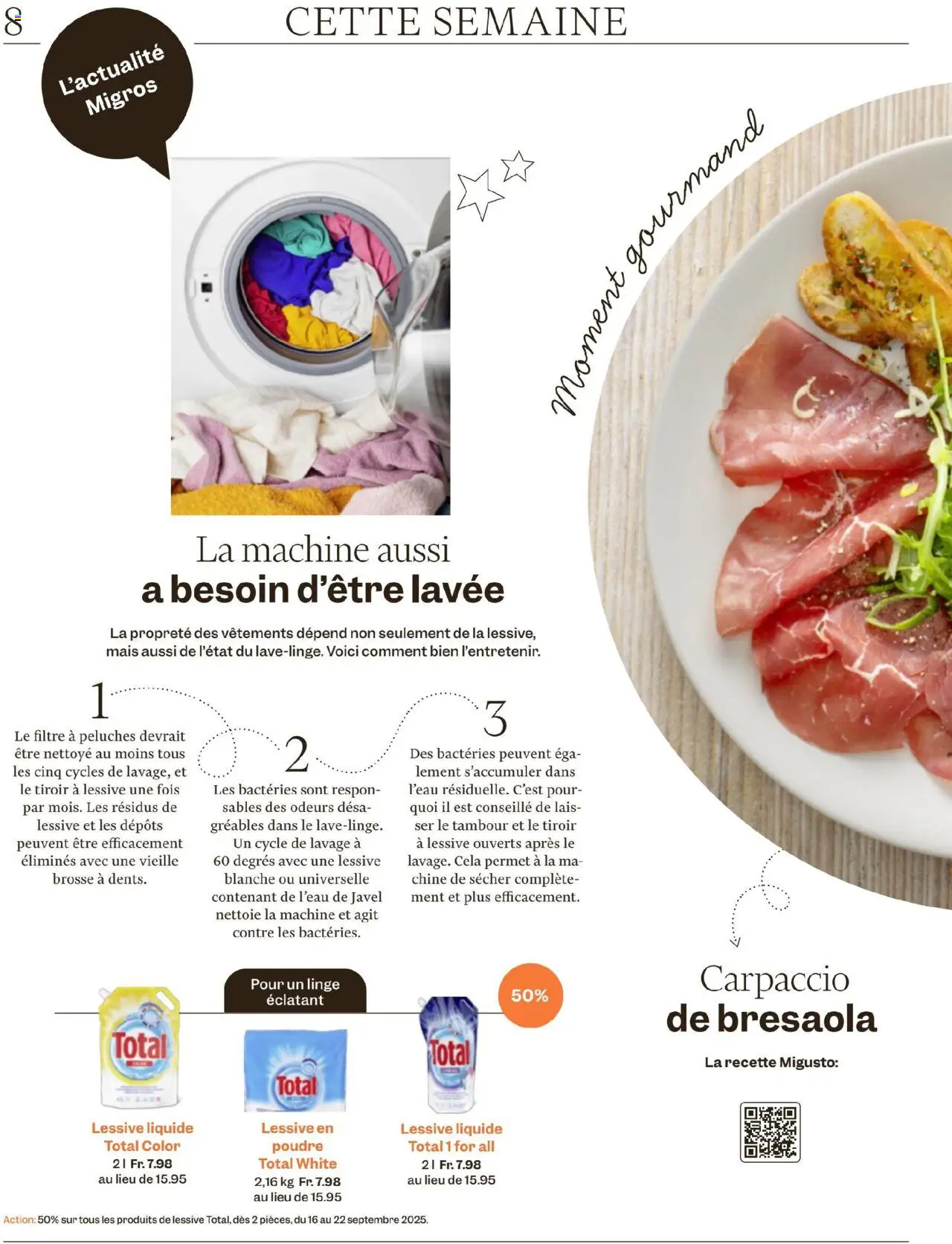 Migros Magazin FR – gültig ab 16.09.2025 | Seite: 8