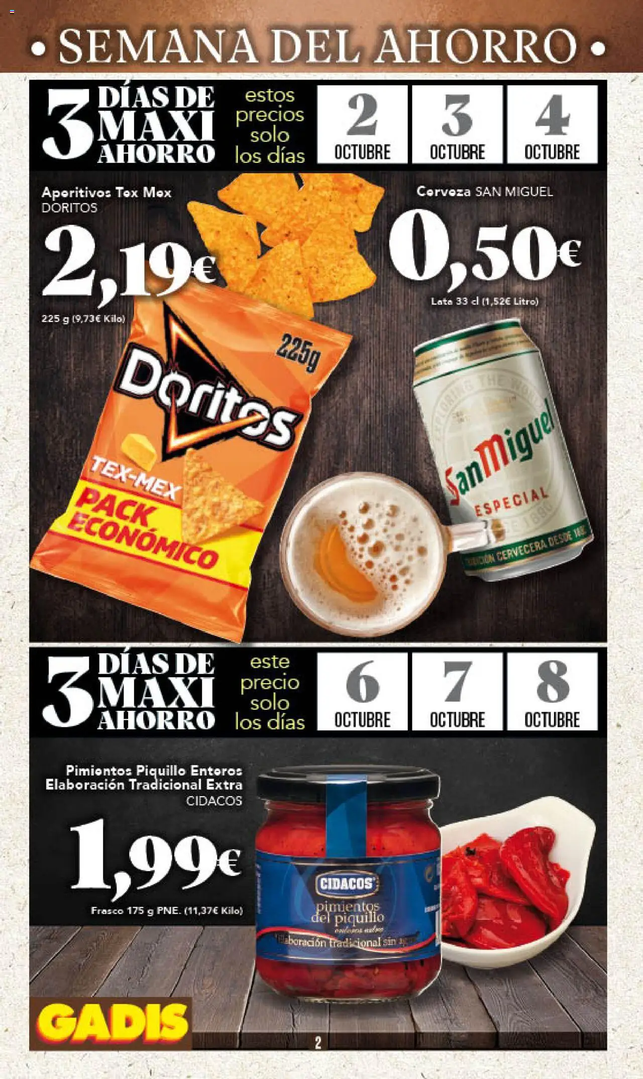 Gadis folleto │ válido desde el 02.10.2025 | Página: 2 | Productos: Cerveza