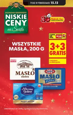 Pogląd oferty "Biedronka gazetka" - ważna od 15.12.2025 | Strona: 9 | Produkty: Karta, Masło Polskie, Mleko, Masło