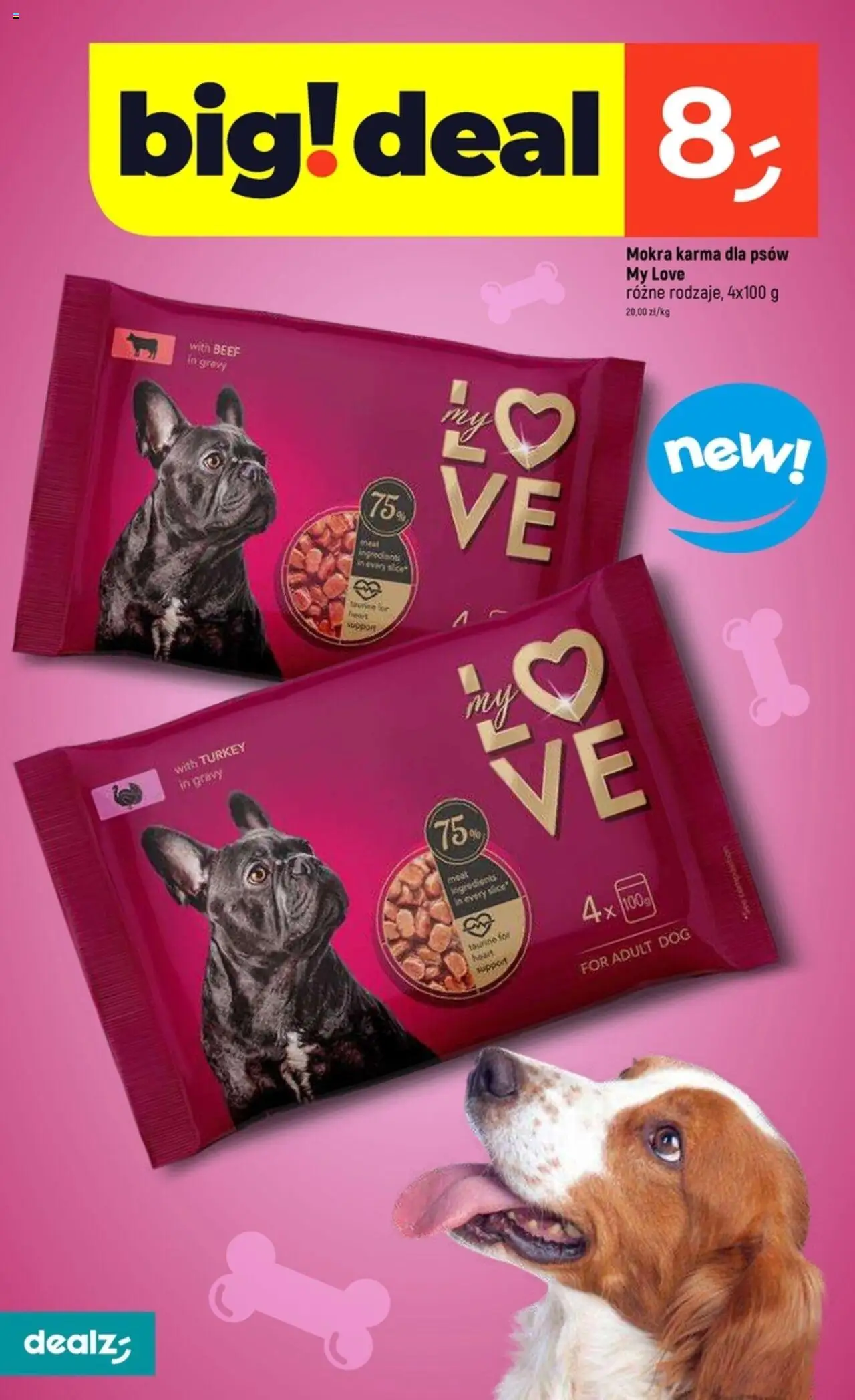 Dealz Gazetka od 18.09.2025 | Strona: 34 | Produkty: Karma dla psów