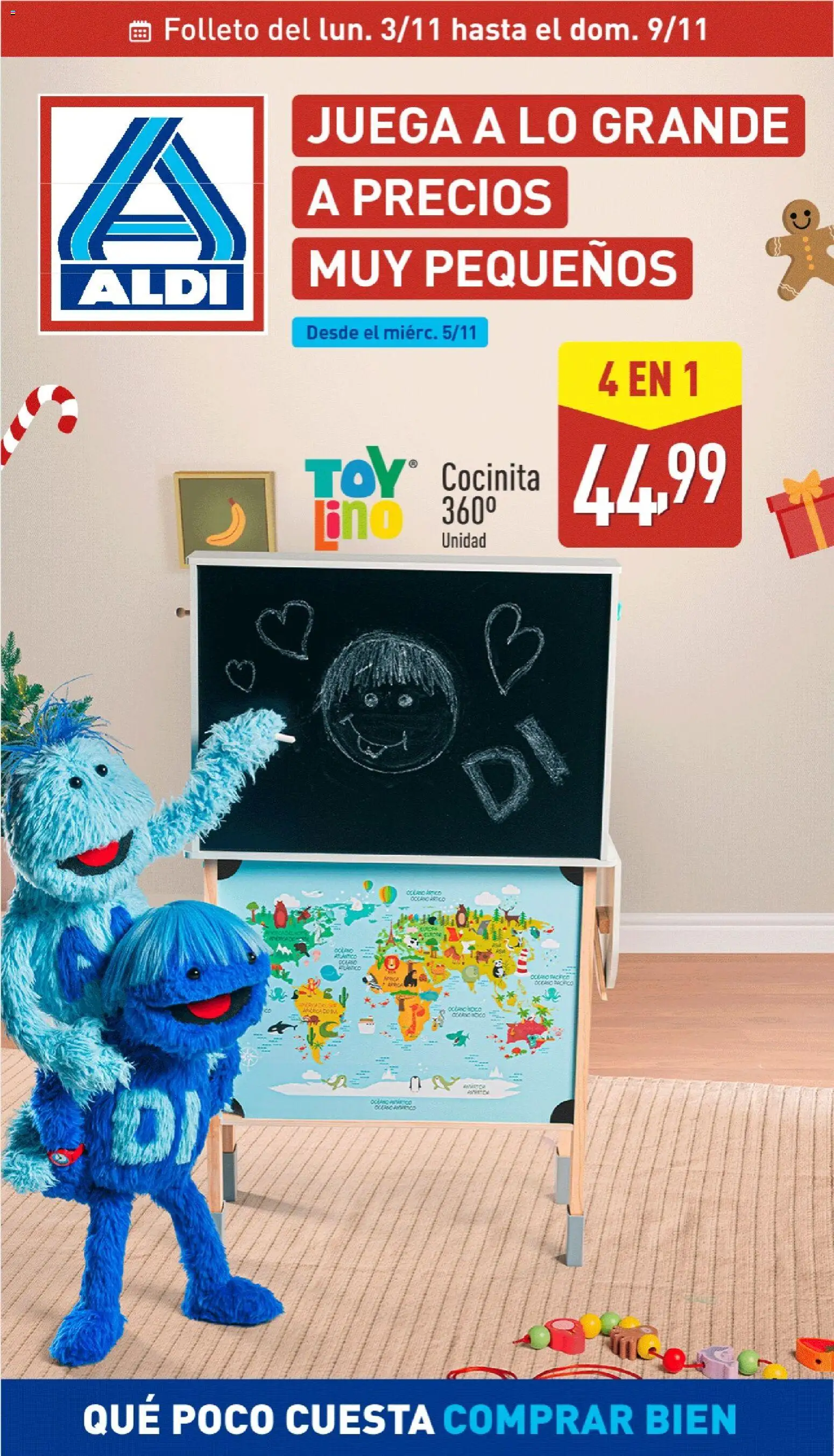 Aldi folleto Canarias │ válido desde el 03.11.2025 | Página: 1 | Productos: Juega