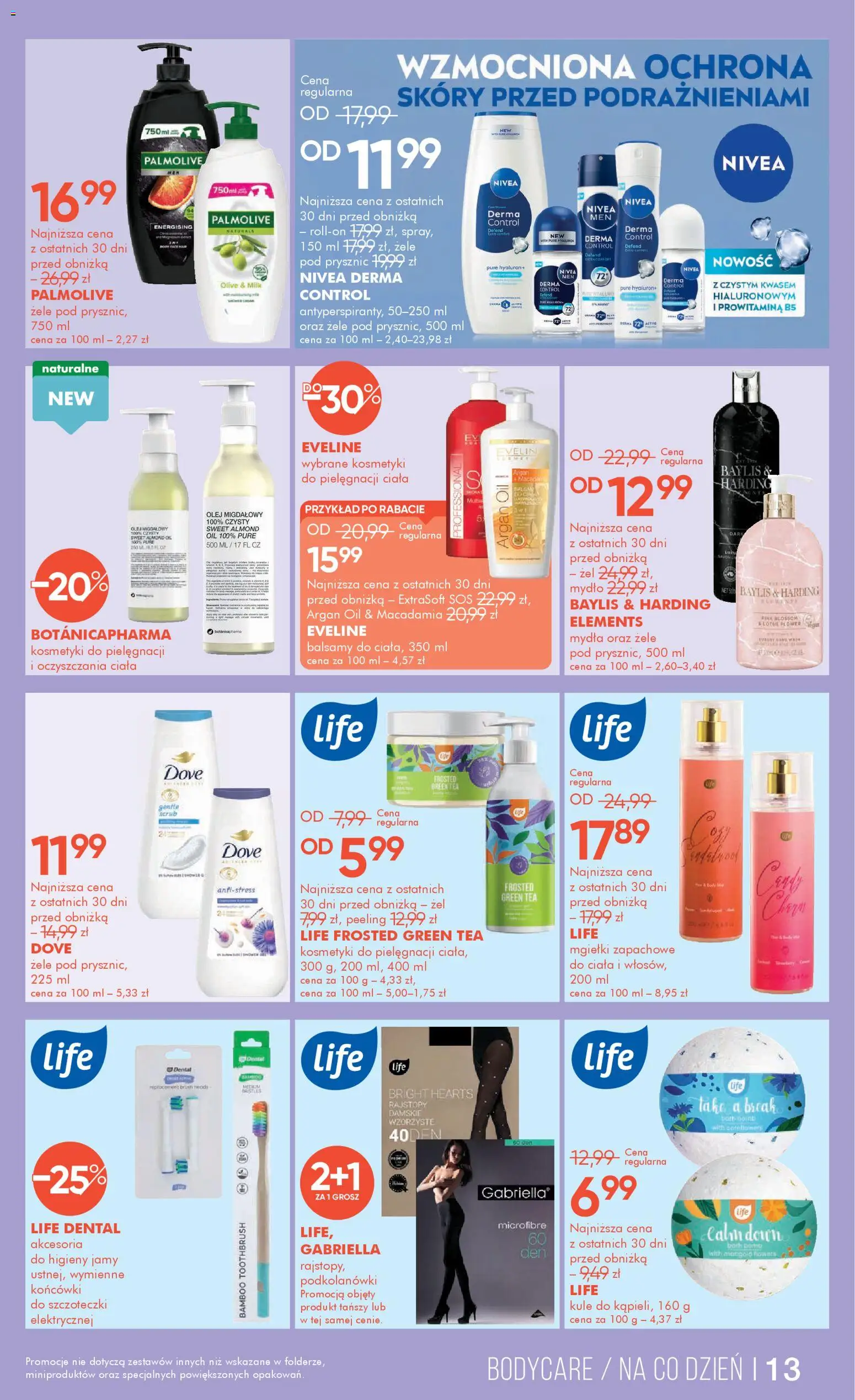 Super-pharm Gazetka od 27.01.2026 | Strona: 13 | Produkty: Rajstopy, Podkolanówki, Peeling, Sos