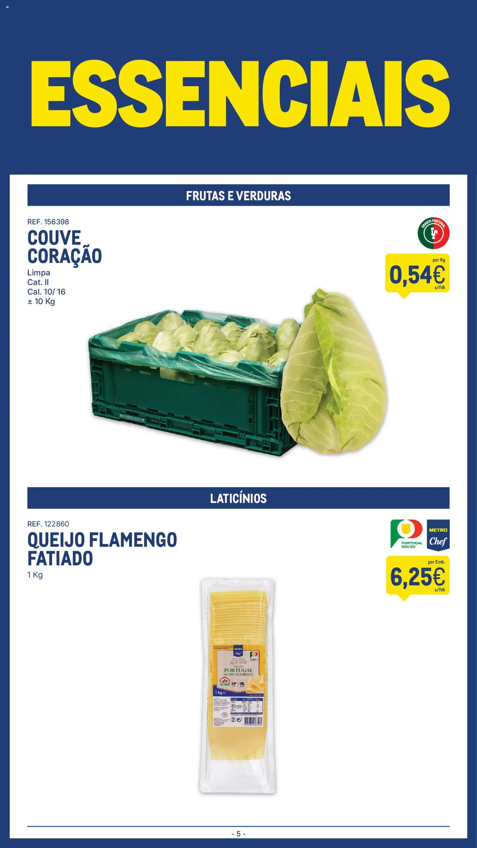 Makro folheto │ válido de 11.11.2025 | Página: 5 | Produtos: Queijo, Couve
