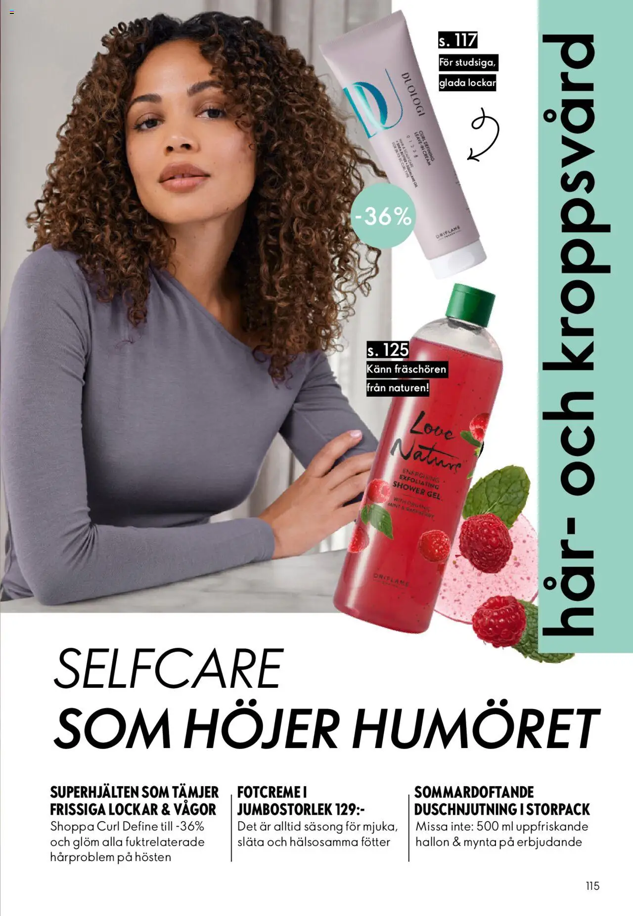 Oriflame reklamblad aktuell från 14.09.2025 | Sida: 115 | Produkter: Hallon, Mynta
