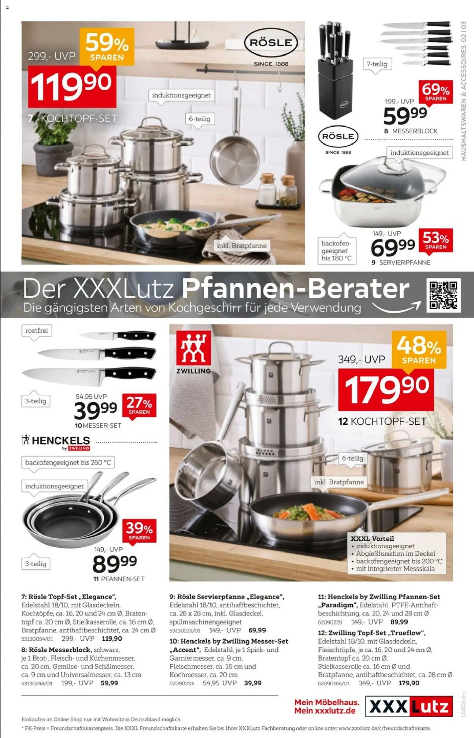 XXXLutz Wohnaccessoires 1 – gültig ab 25.04.2026 | Seite: 3 | Produkte: Gemüse, Backofen, Brot, Fleisch