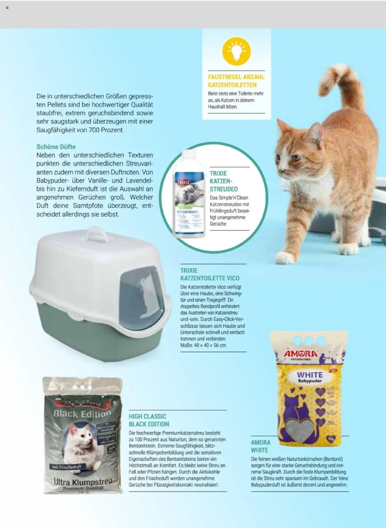 zookauf Themenkatalog Katze – gültig ab 01.10.2025 | Seite: 37 | Produkte: Toilette, Tür, Duft, Lavendel