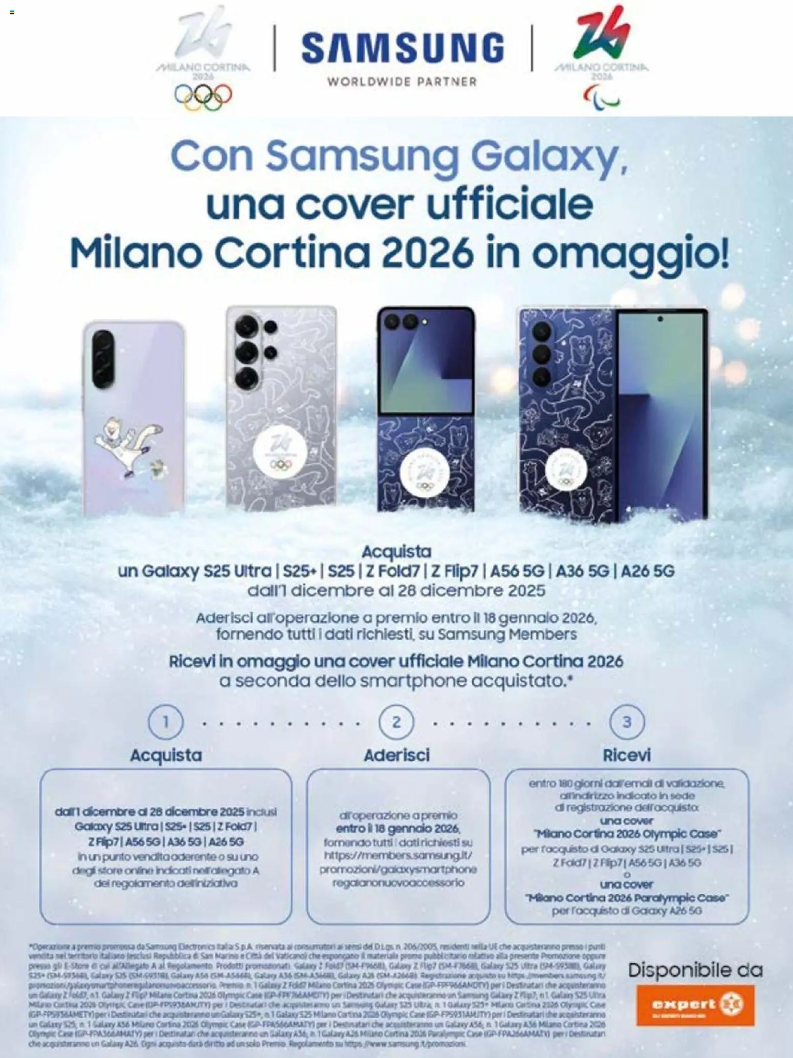 Volantino Expert del 02.12.2025 | Pagina: 16 | Prodotti: Samsung Galaxy, Tè, Smartphone, Samsung
