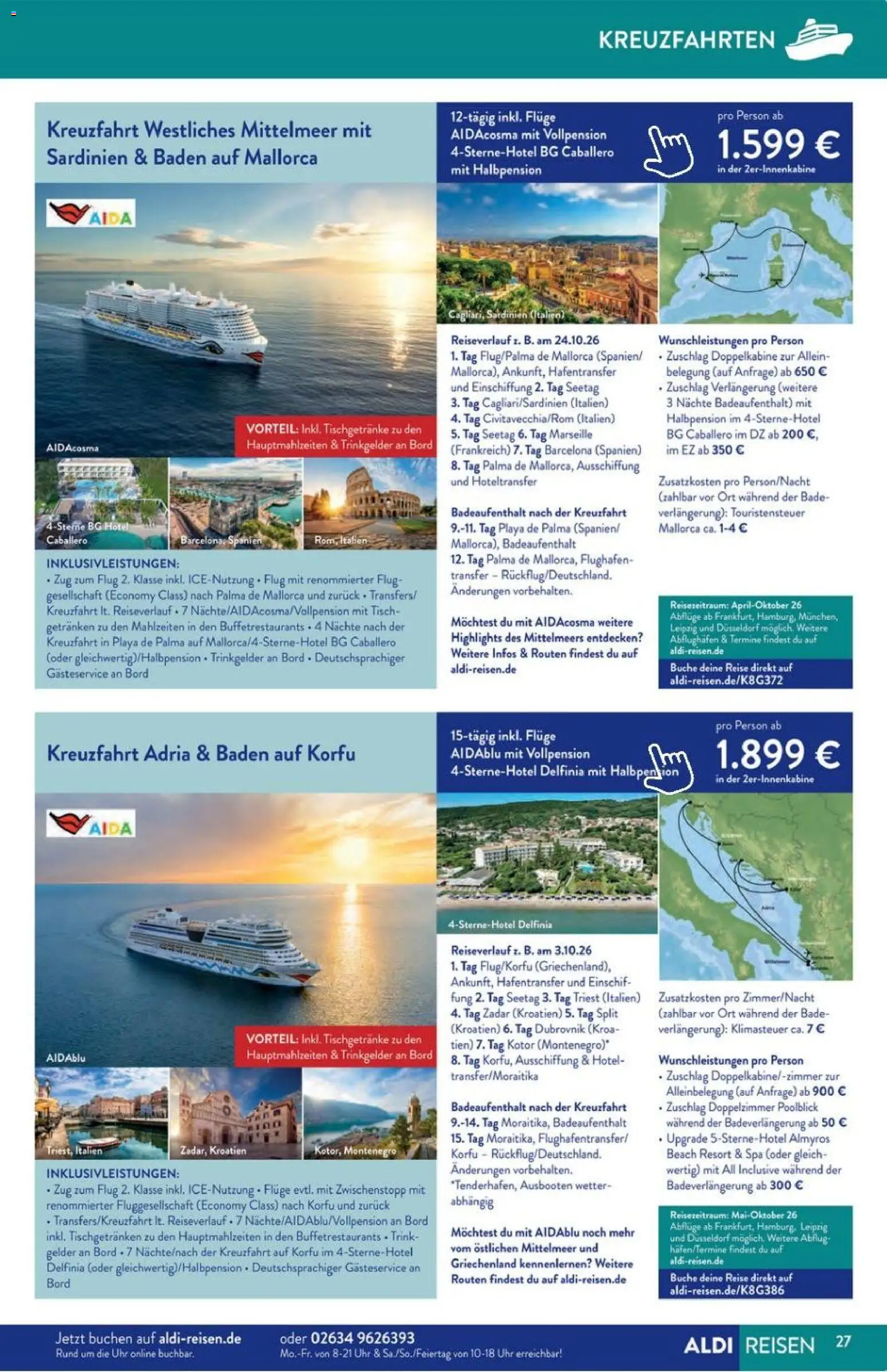 Aldi Reisen Prospekt 	 – gültig ab 01.01.2026 | Seite: 27