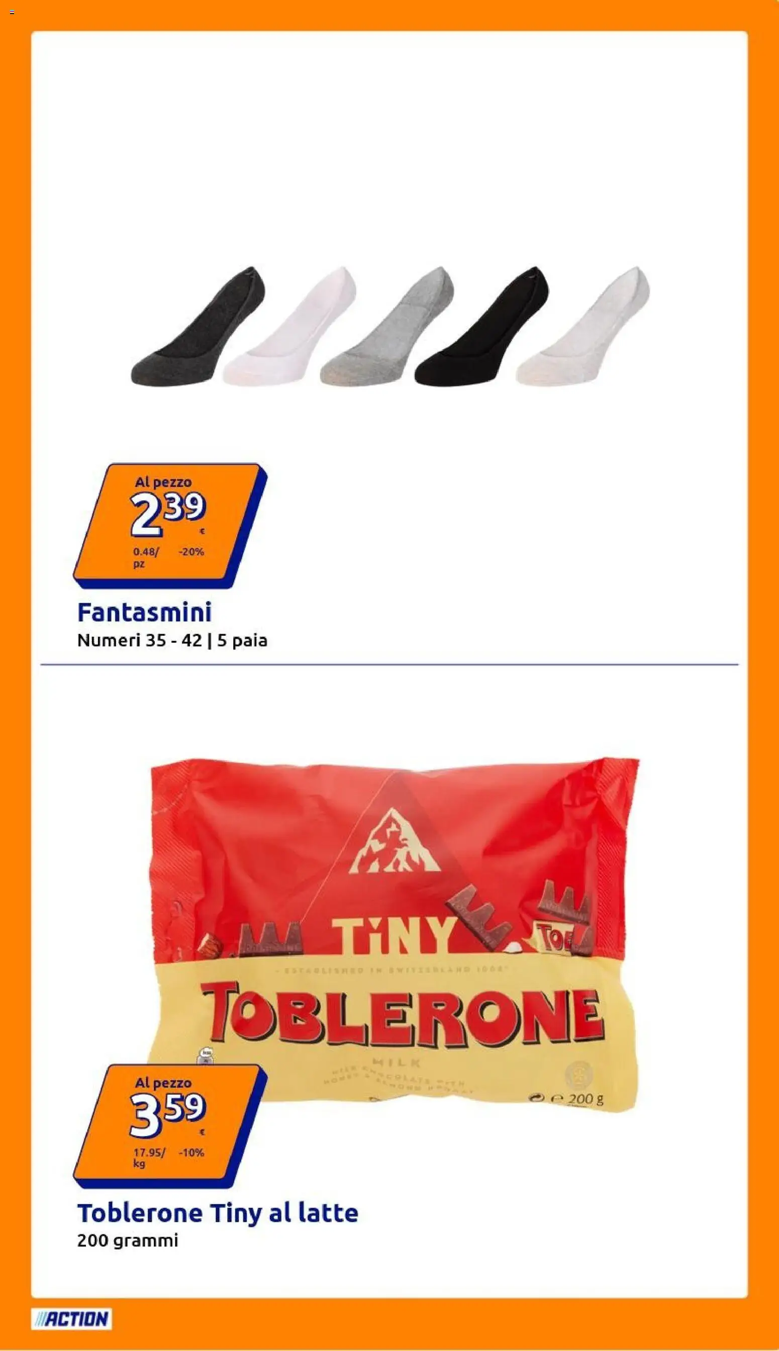Volantino Action del 01.04.2026 | Pagina: 15 | Prodotti: Latte, Fantasmini