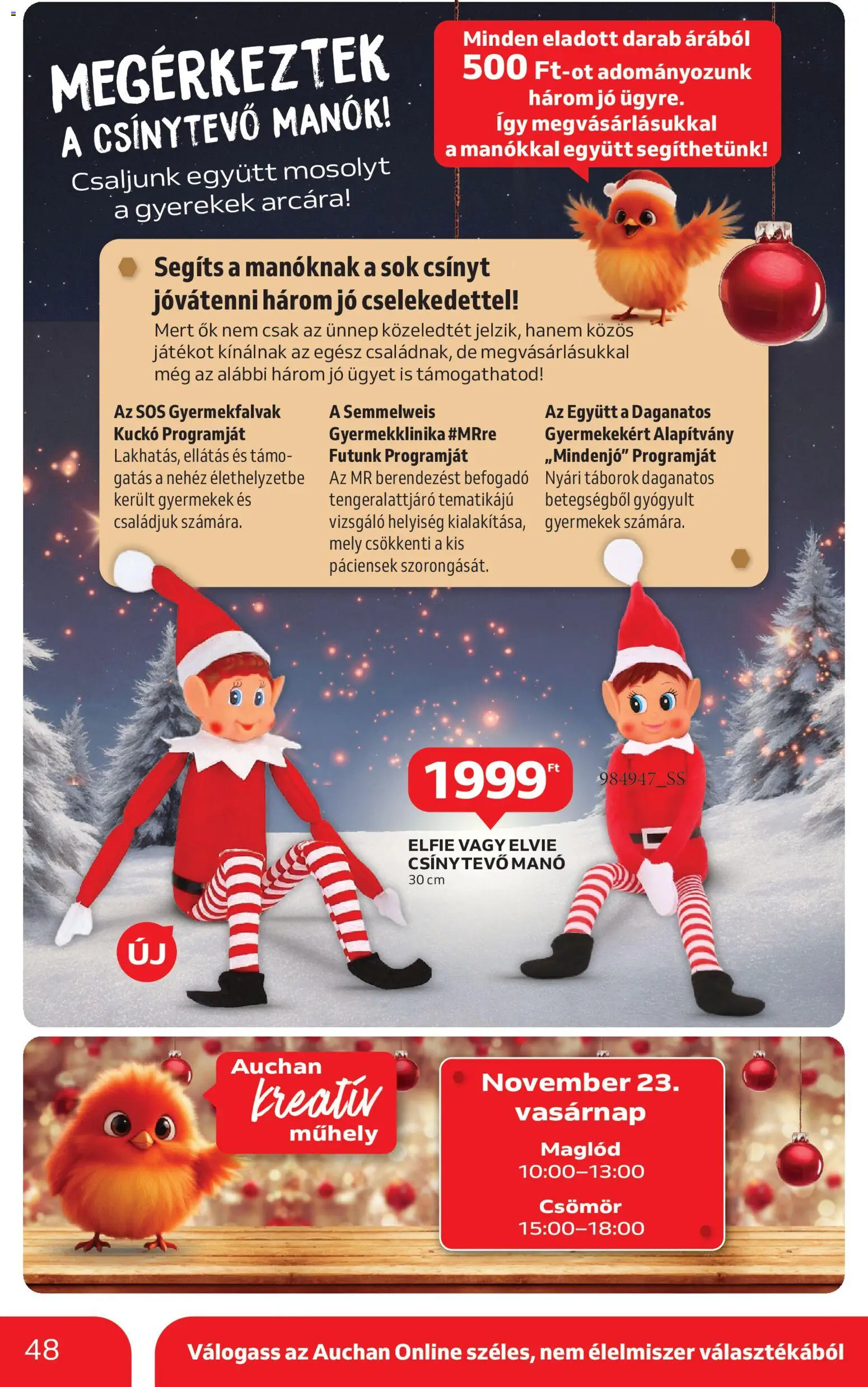 Auchan akciós ujság - amely érvényes a következő dátumtól: 20.11.2025 | Oldal: 48
