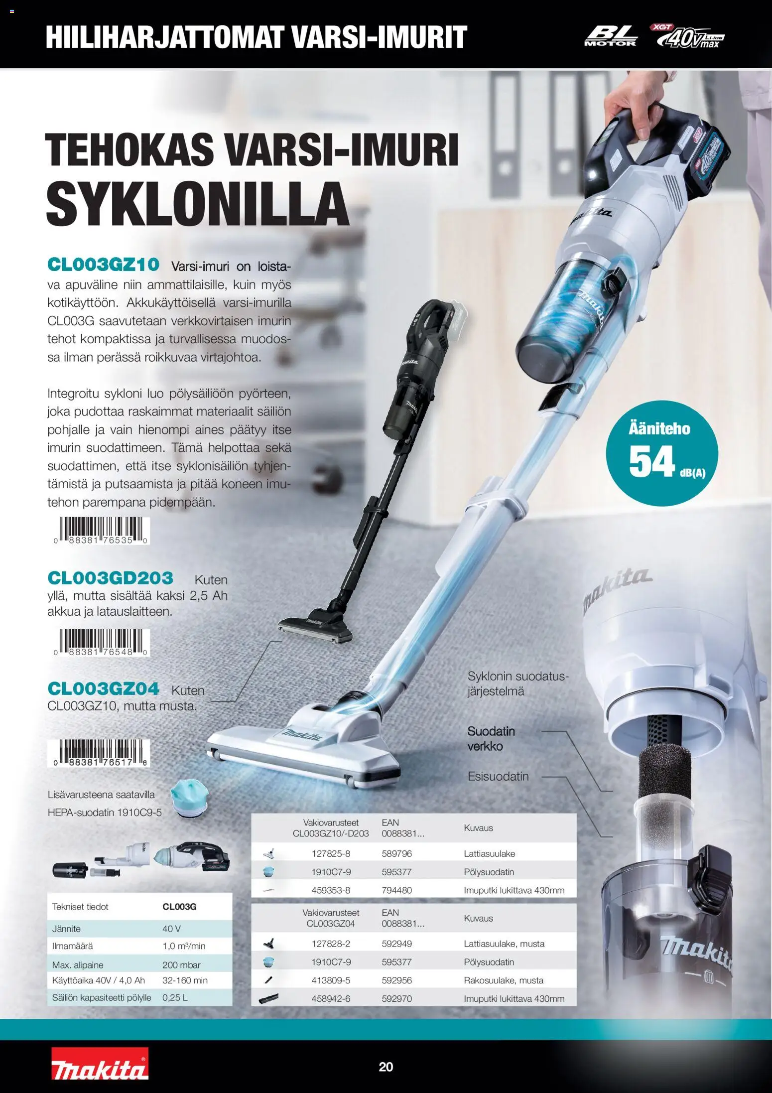 Makita tarjoukset – voimassa 01.12.2025 alkaen | Sivu: 20